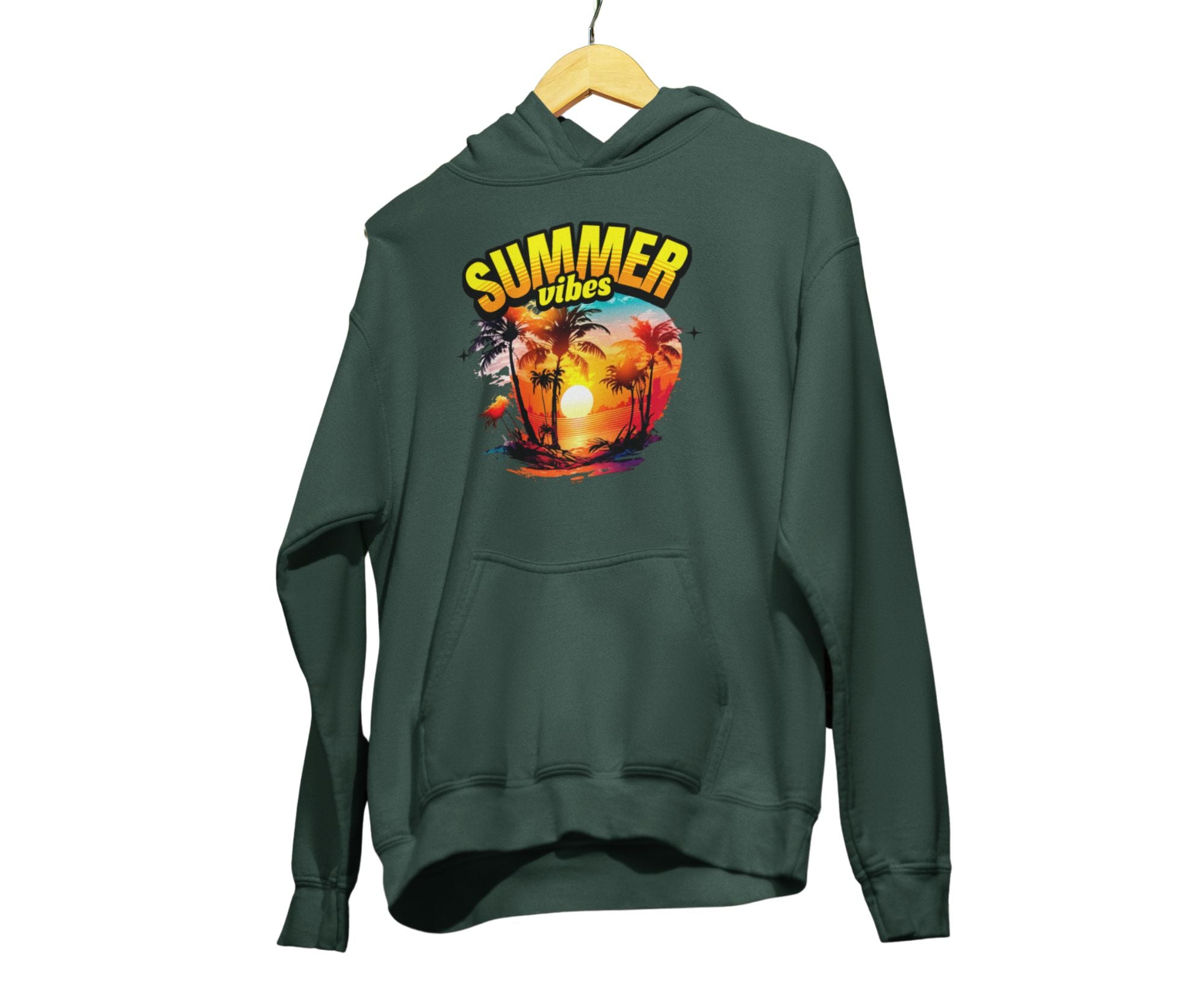 PTBH | Tropic Blaze Summer Vibes Hoodie Forest Green