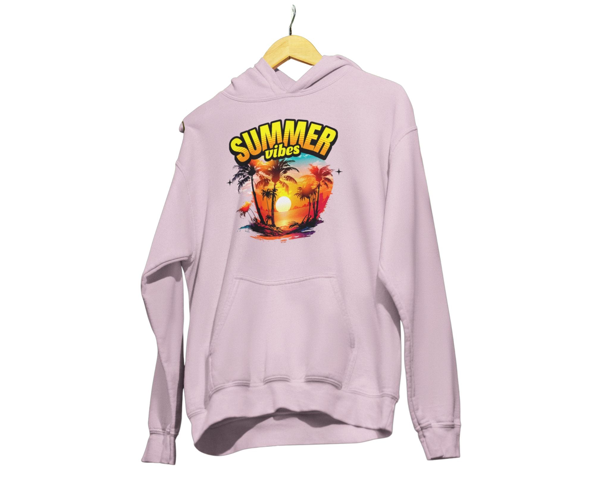 PTBH | Tropic Blaze Summer Vibes Hoodie Light Pink