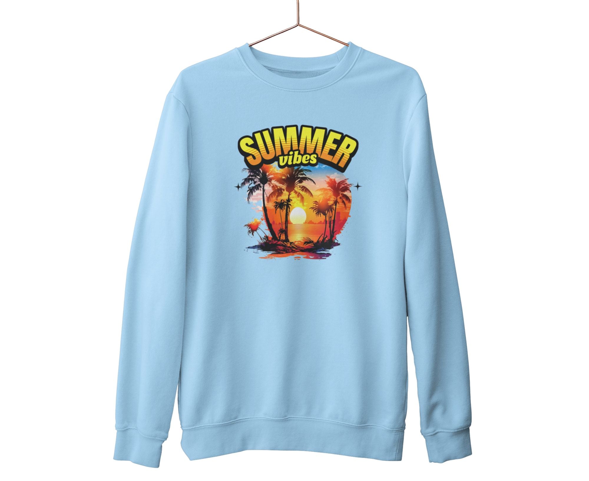 PTBSW | Tropic Blaze Summer Vibes Sweatshirt Airforce Blue
