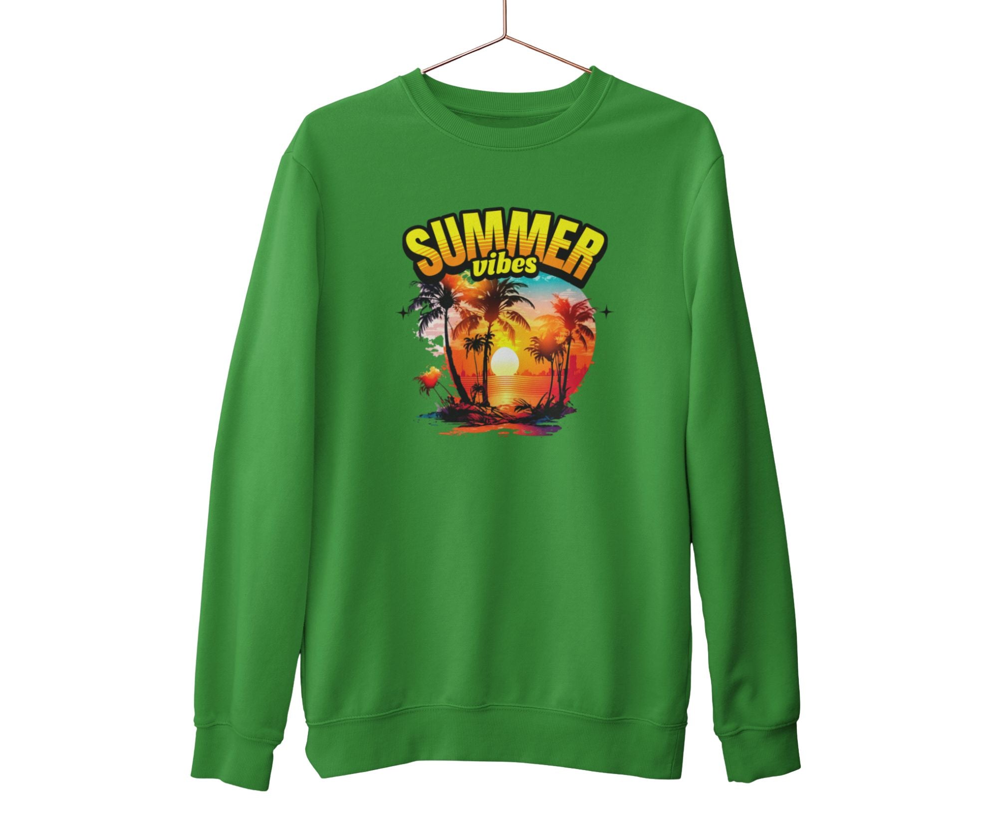 PTBSW | Tropic Blaze Summer Vibes Sweatshirt Forest Green