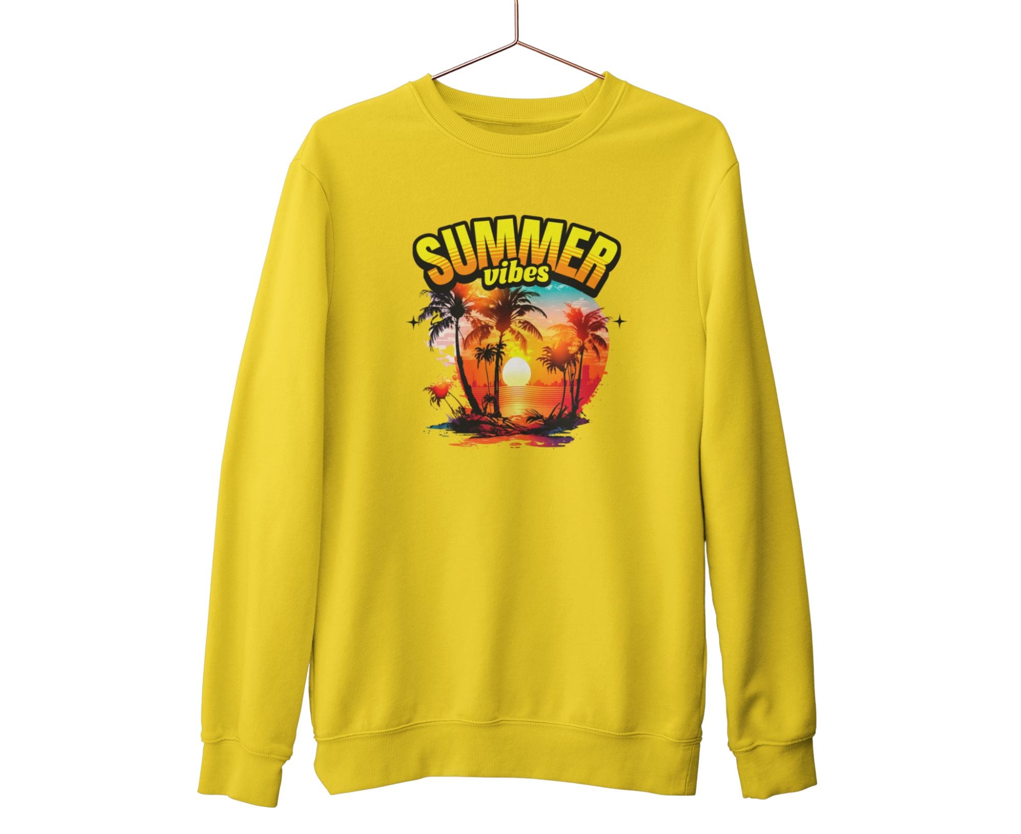 PTBSW | Tropic Blaze Summer Vibes Sweatshirt Gold