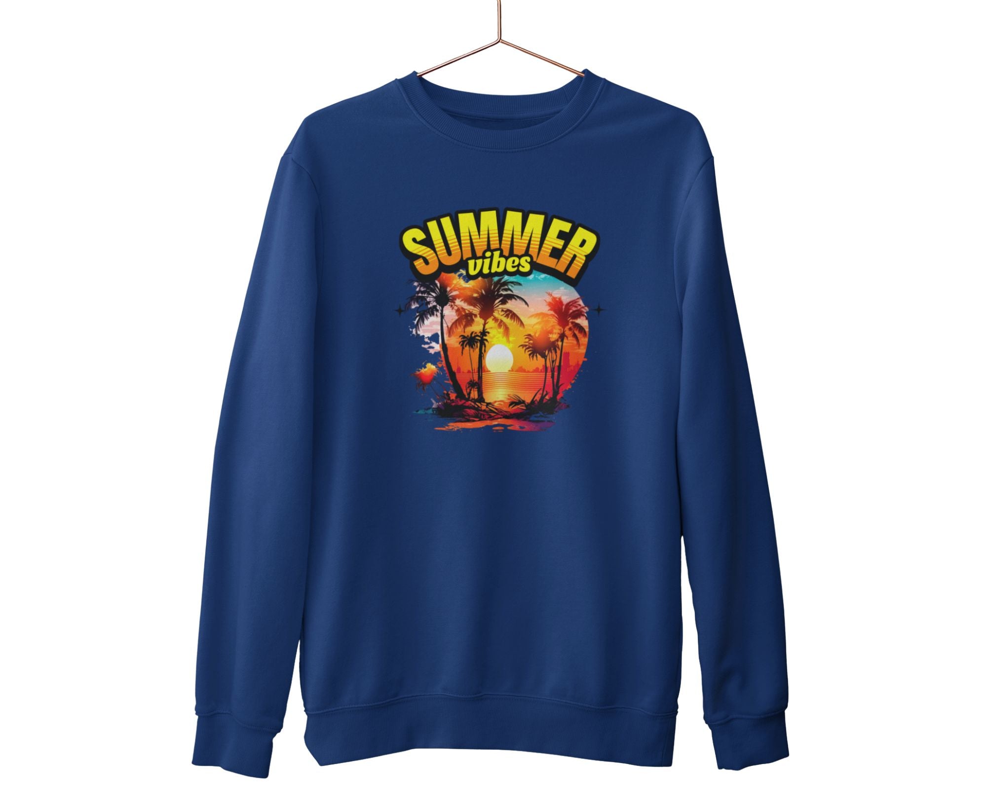 PTBSW | Tropic Blaze Summer Vibes Sweatshirt New French Navy