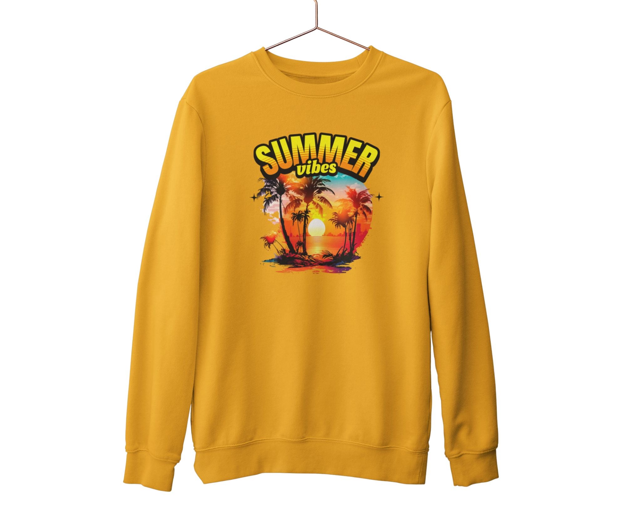 PTBSW | Tropic Blaze Summer Vibes Sweatshirt Orange Crush