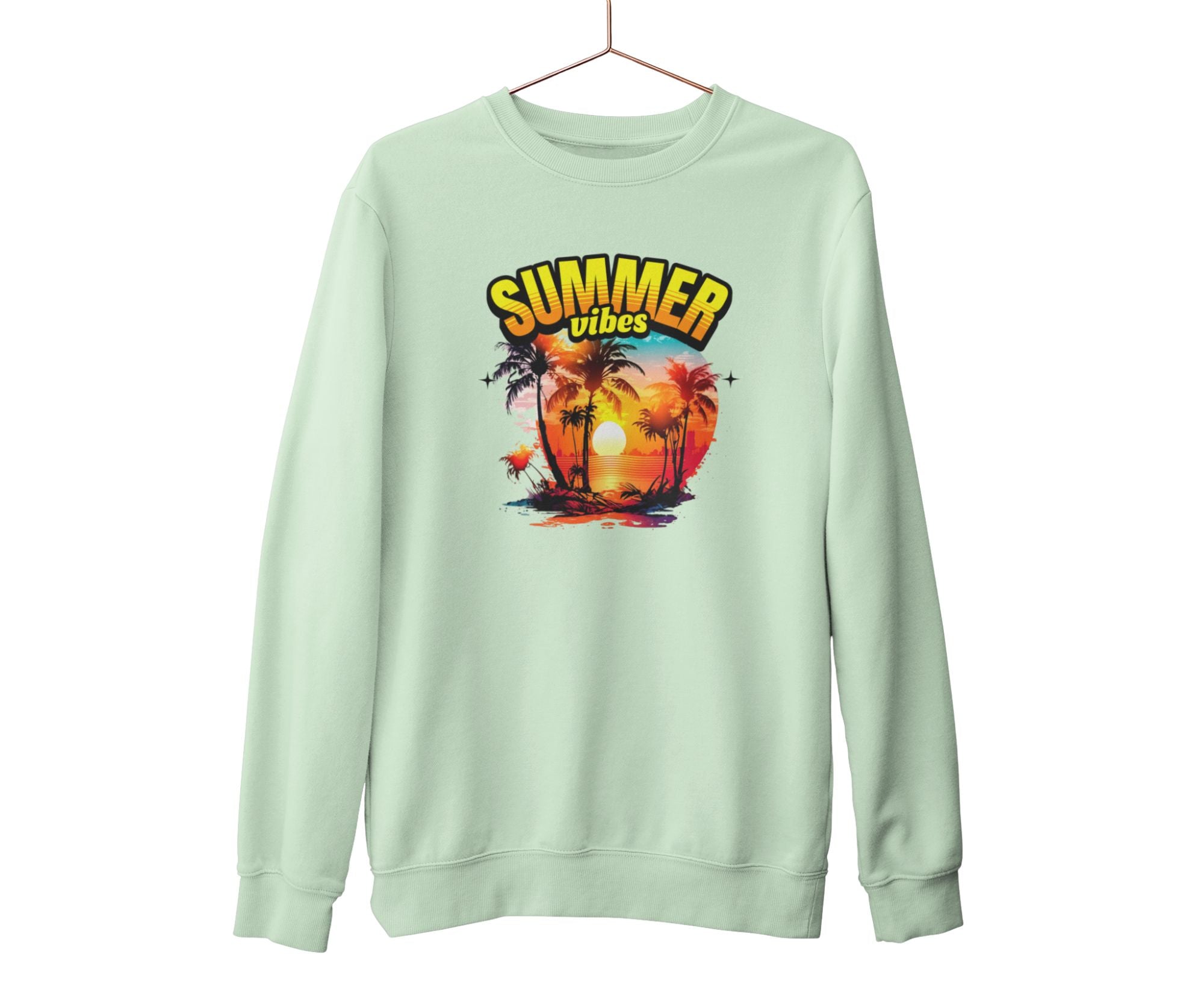 PTBSW | Tropic Blaze Summer Vibes Sweatshirt Peppermint