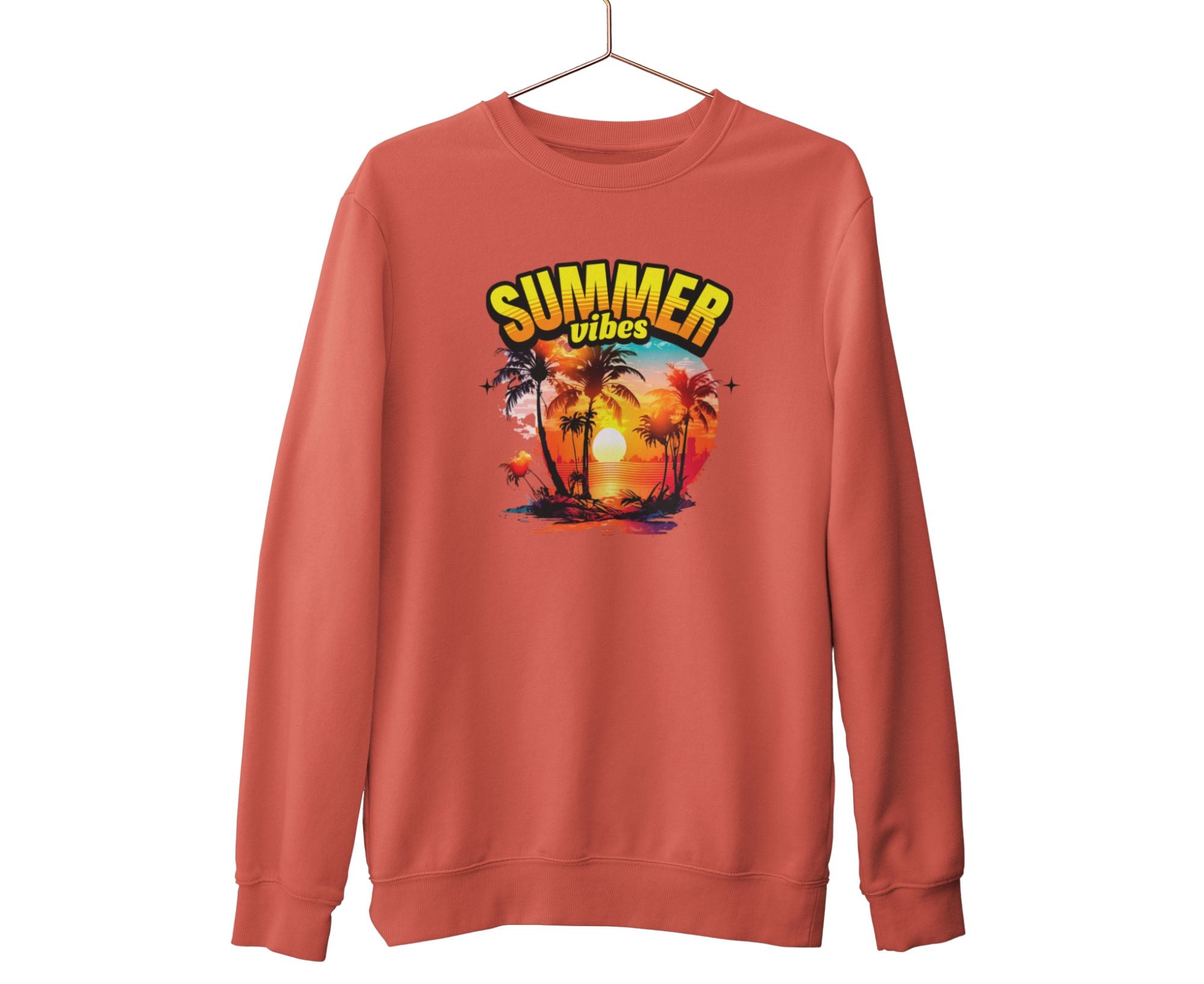 PTBSW | Tropic Blaze Summer Vibes Sweatshirt Red Hot Chilli