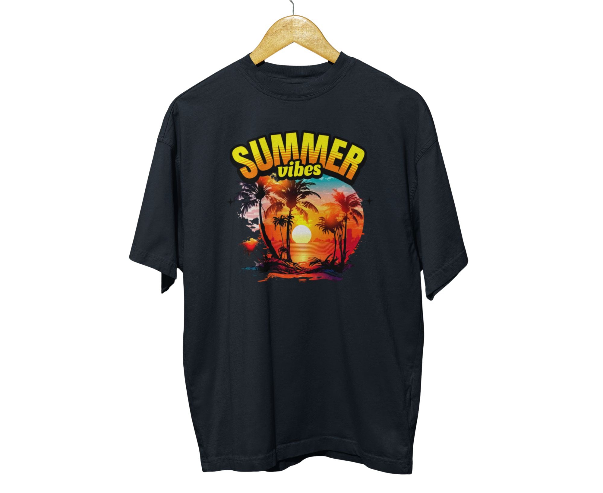 PTBT | Tropic Blaze Summer Vibes T-Shirt Pitch Black