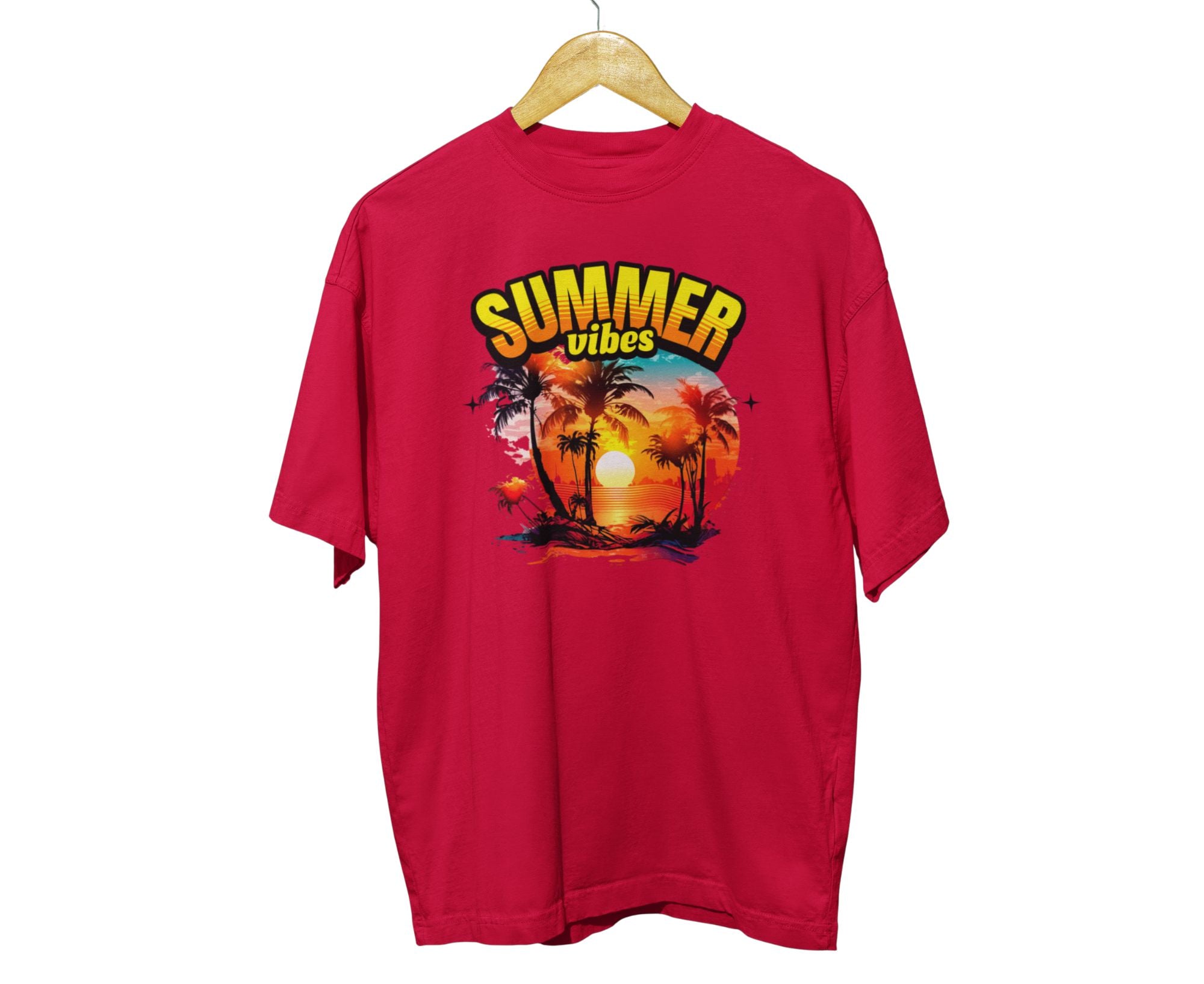 PTBT | Tropic Blaze Summer Vibes T-Shirt Red