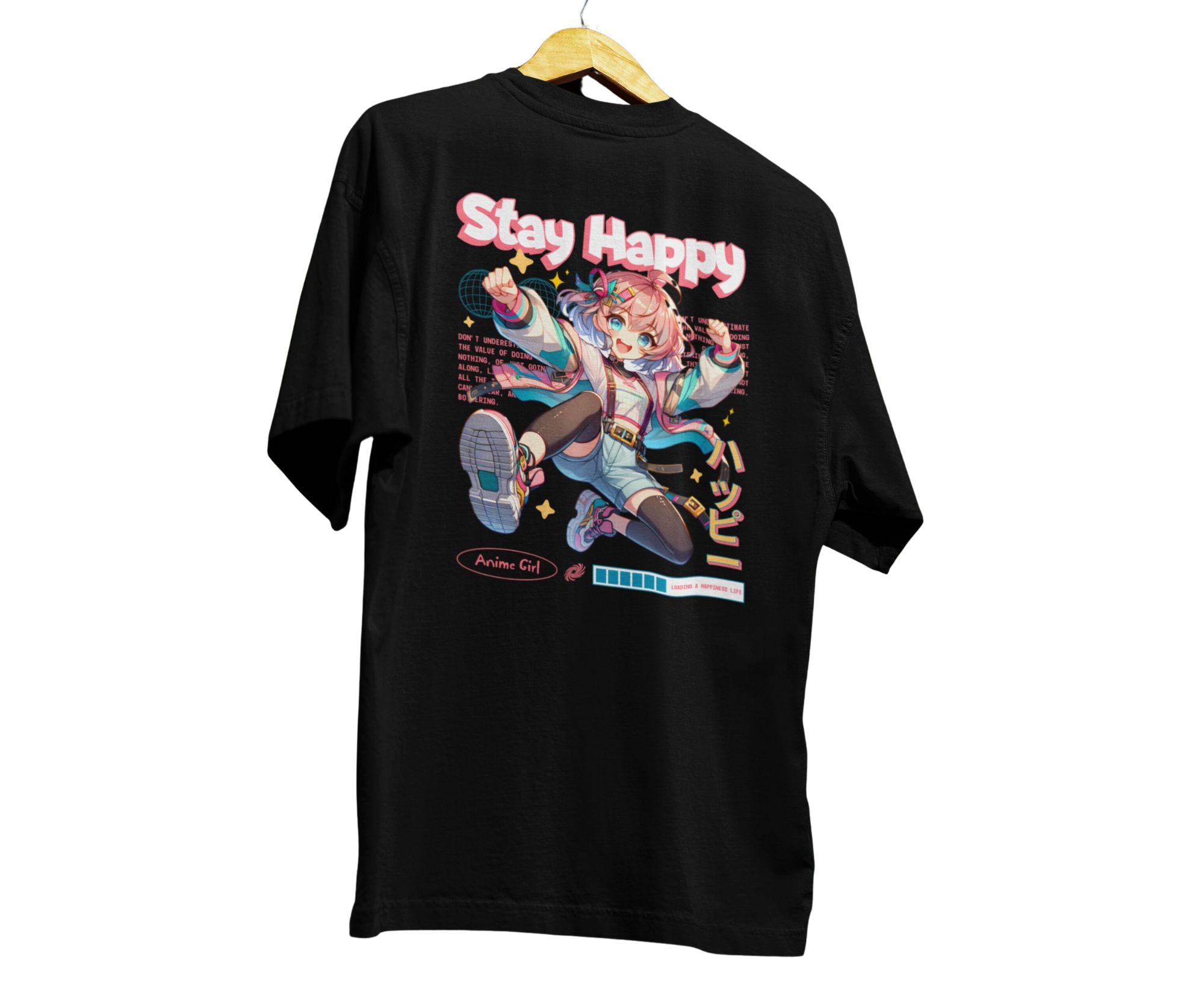 SHAGT - Stay Happy Anime Girl T-Shirt