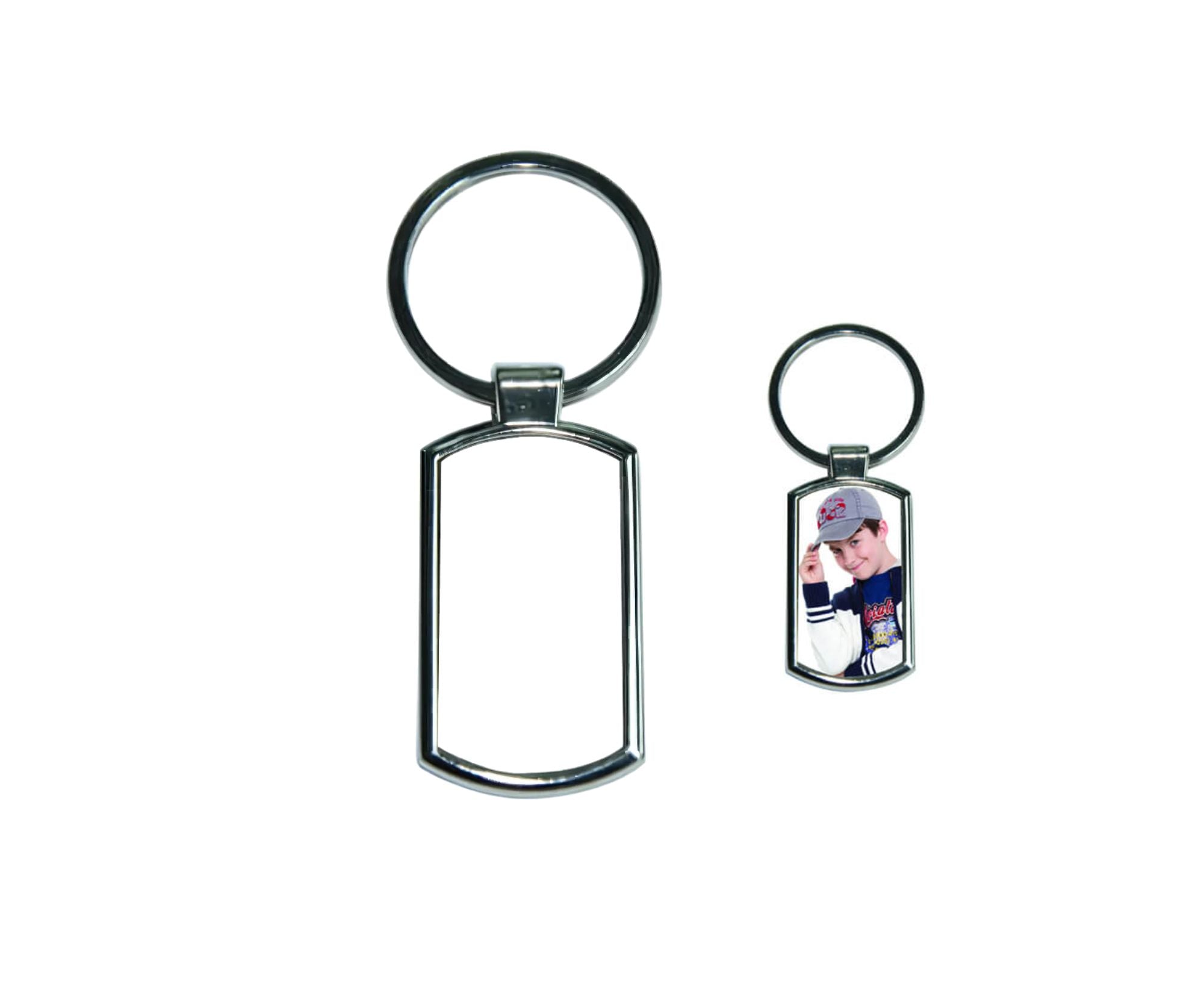 STSK7.5X3-1 | Sublimatable Keychain - 7.5x3 cm