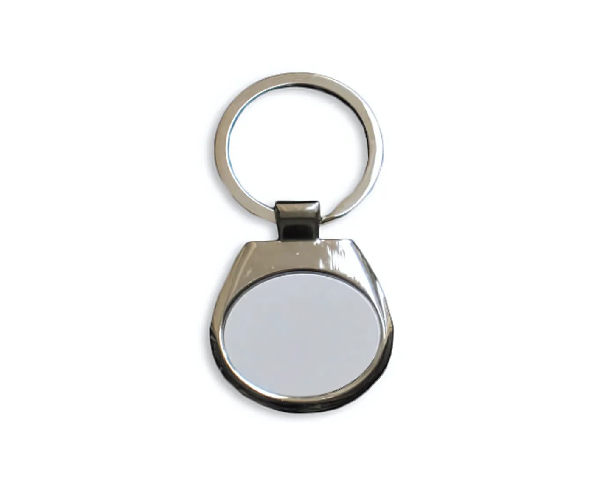 STSK6.6X3.3-1 | Sublimatable Keychain - 66x33 mm Gray