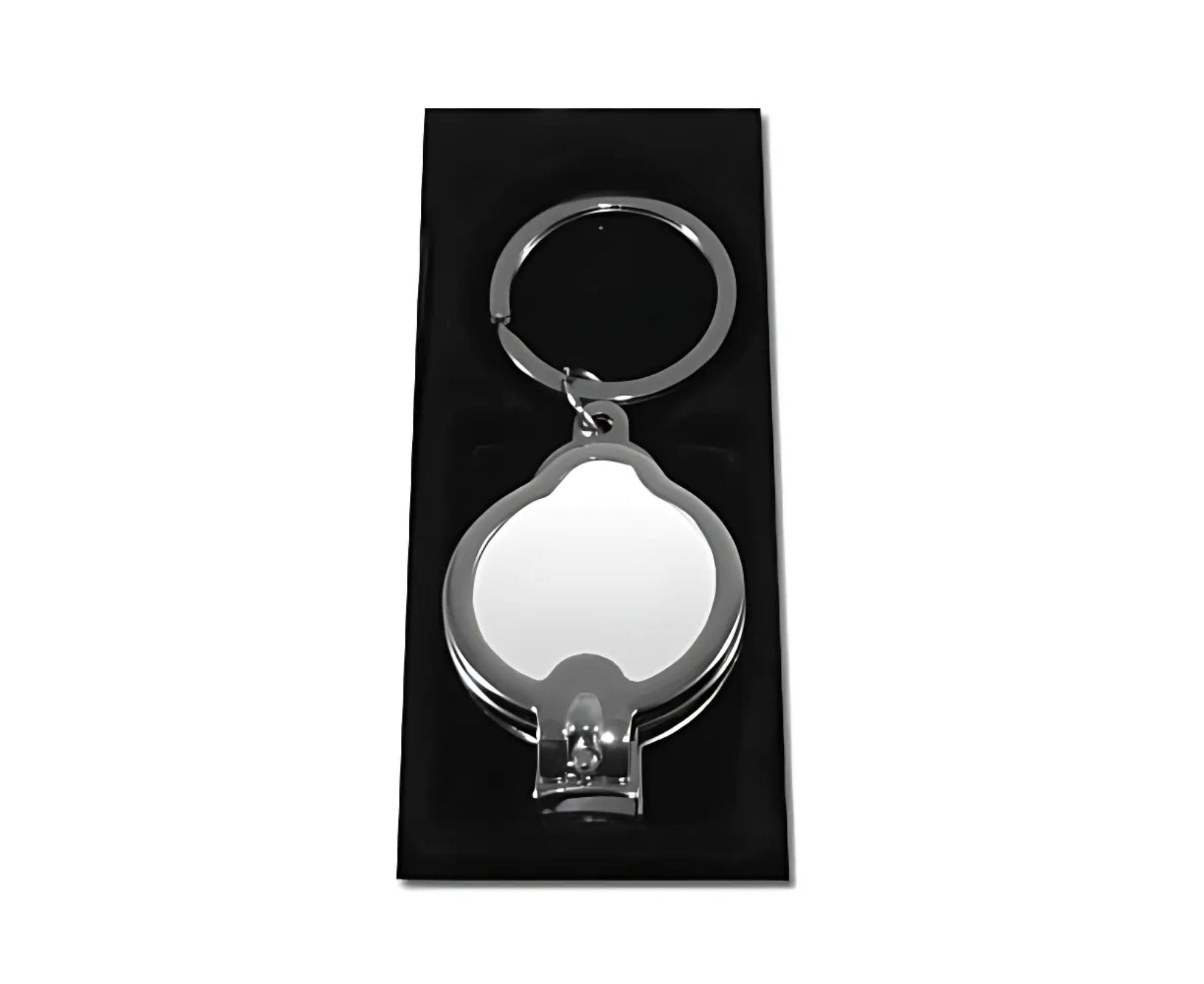 STSK8.5X3.5-2 | Sublimatable Keychain - 85x35 mm Gray