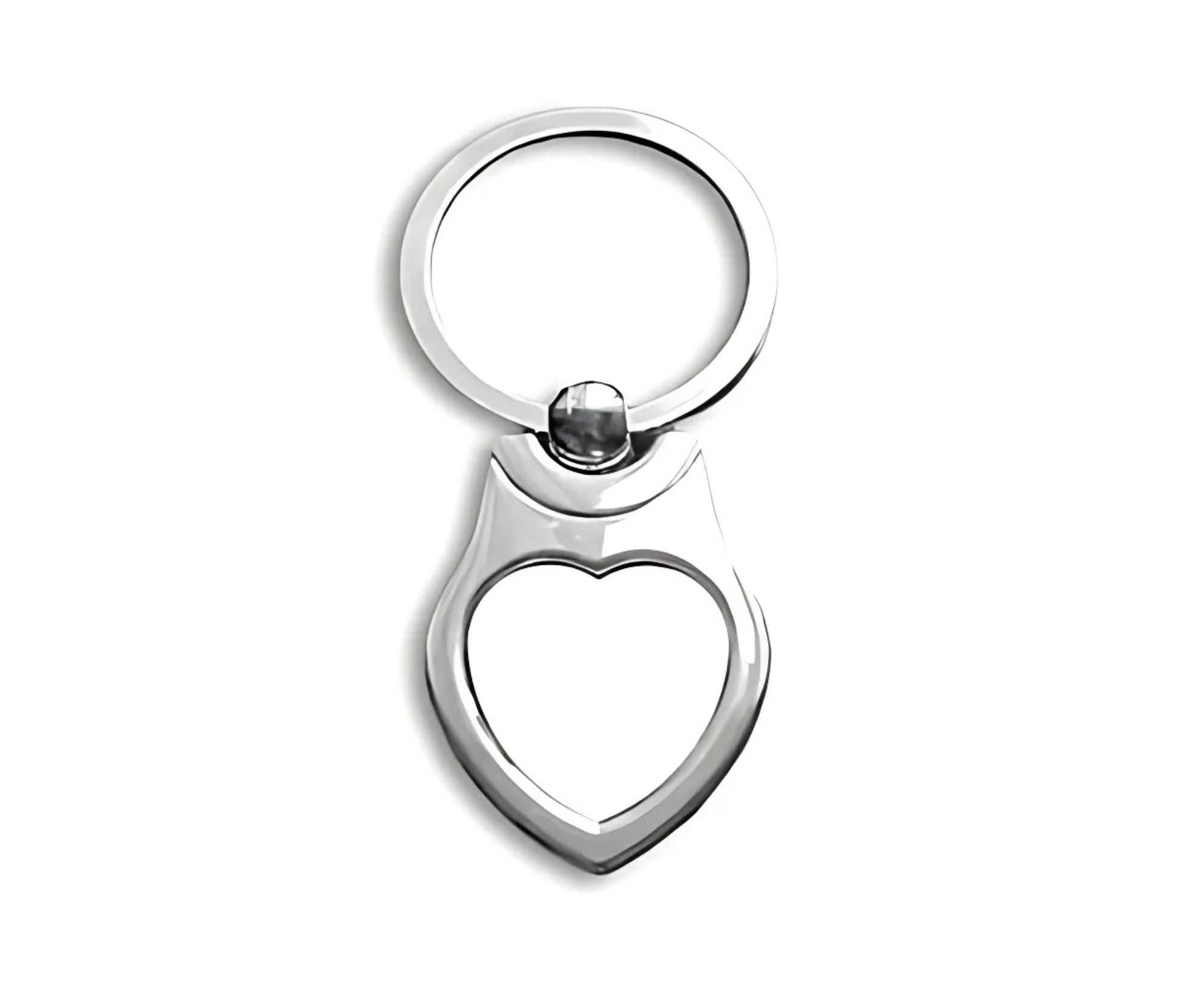 STSK7.3x3-1 | Sublimatable Keychain - 73x30 mm Gray