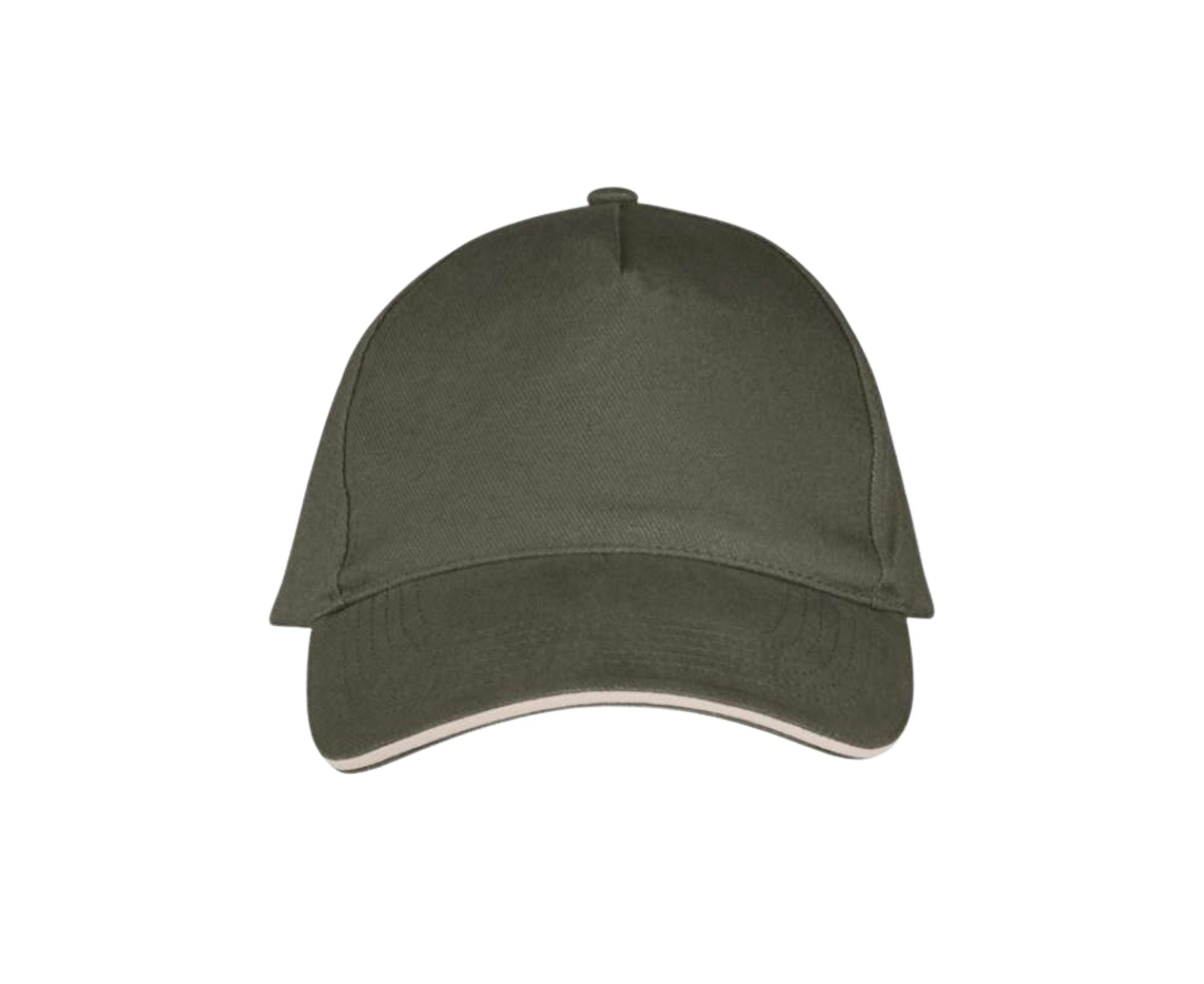 SO00594 | 5 Panel Long Beach Cap Army | Beige
