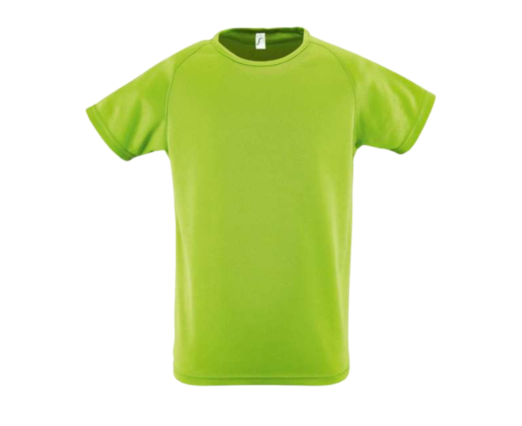 SO01166 | Sporty Kid's Raglan-Sleeved T-Shirt Apple Green