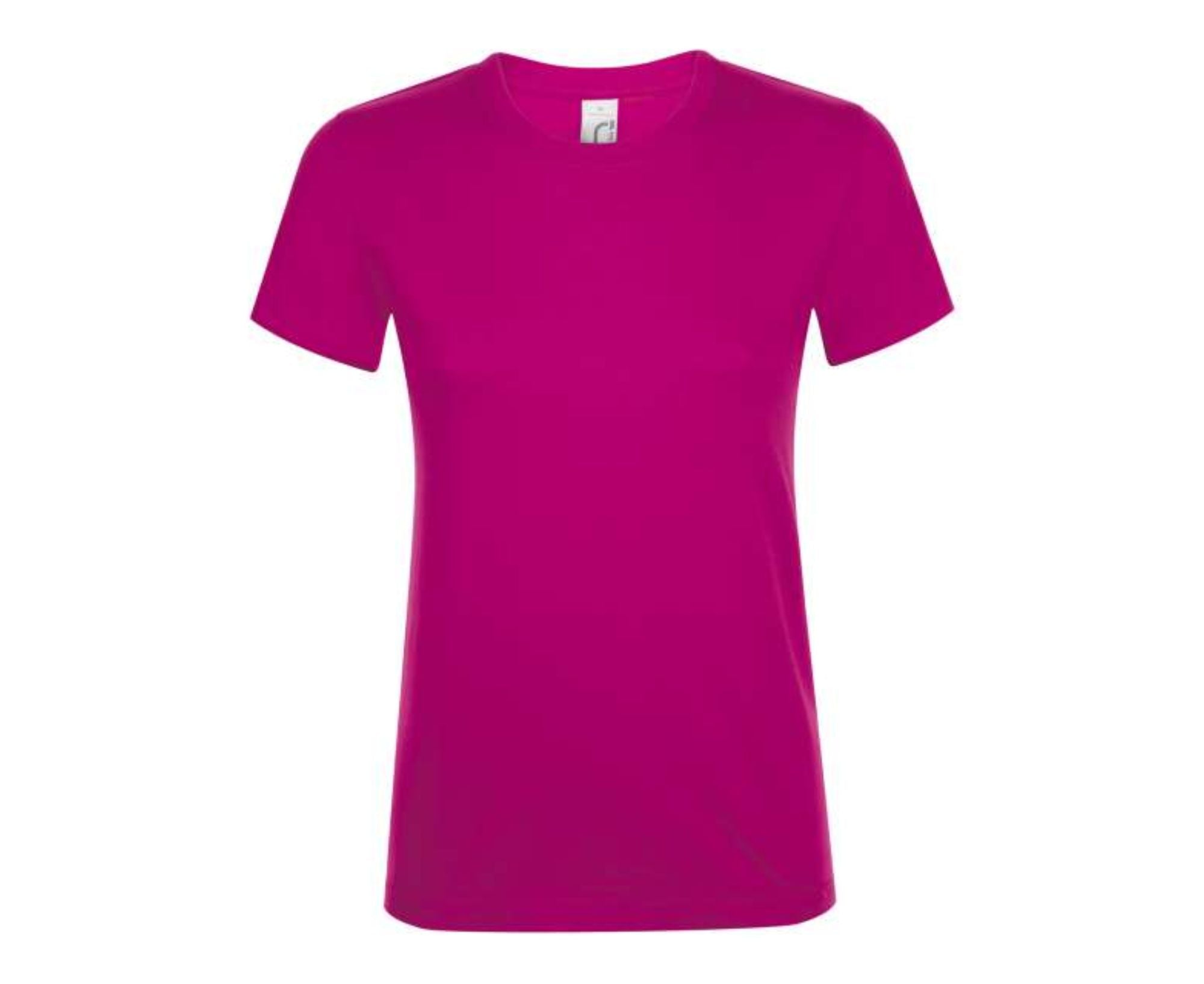 SO01825 | Regent Women Round Collart T-Shirt Fuchsia