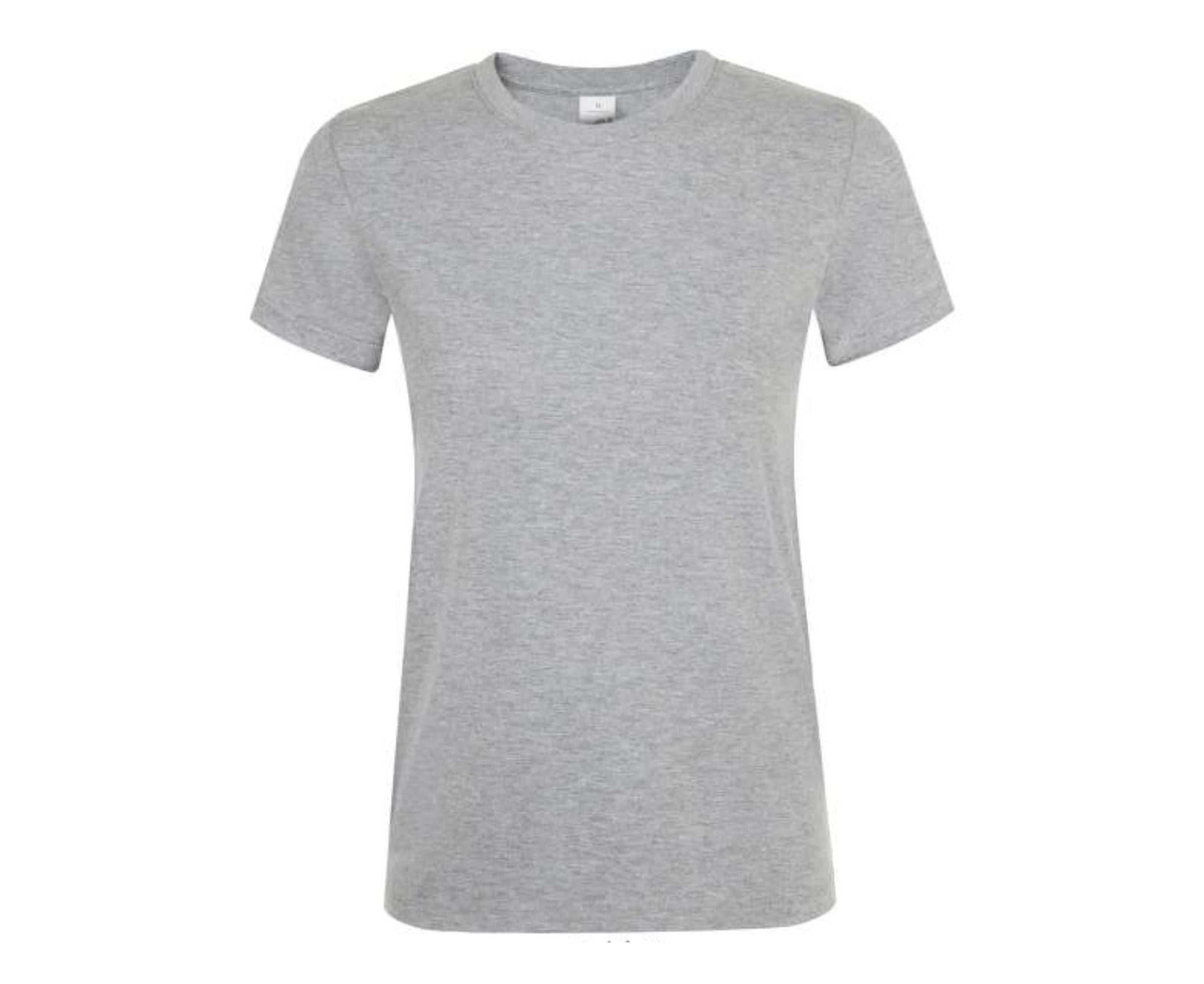 SO01825 | Regent Women Round Collart T-Shirt Grey Melange