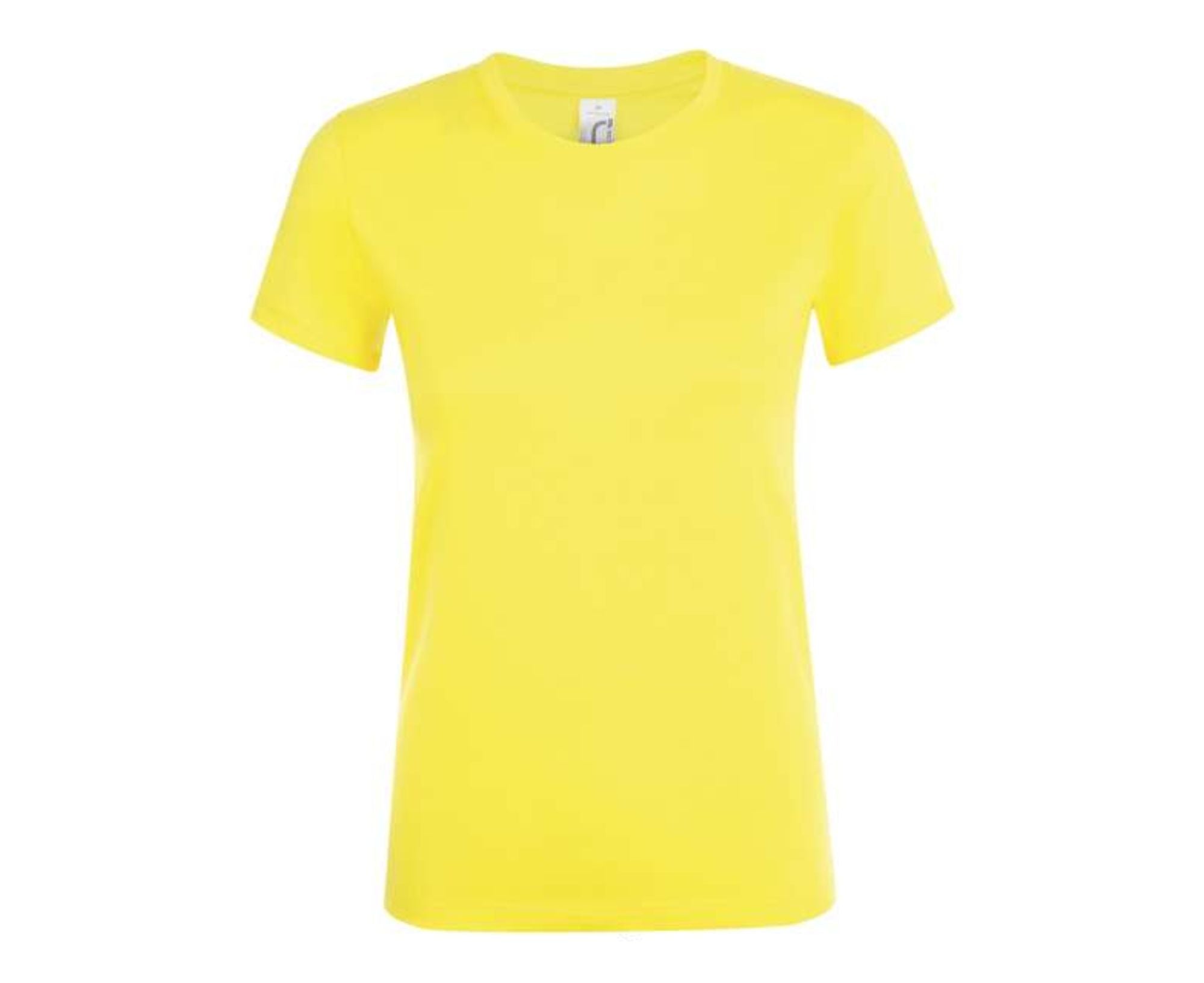 SO01825 | Regent Women Round Collart T-Shirt Lemon