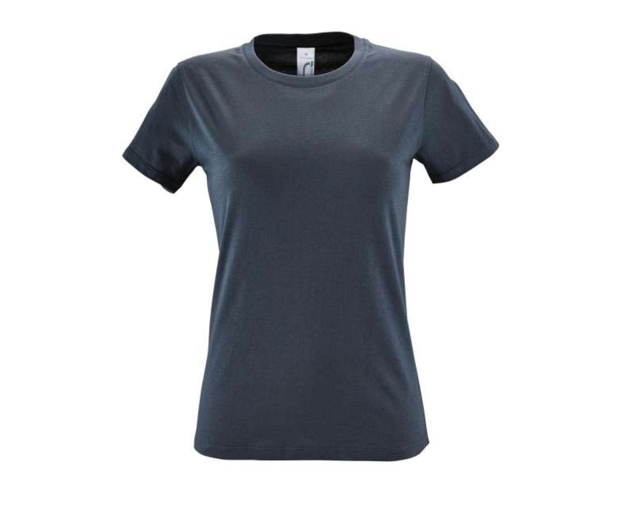 SO01825 | Regent Women Round Collart T-Shirt Mouse Grey