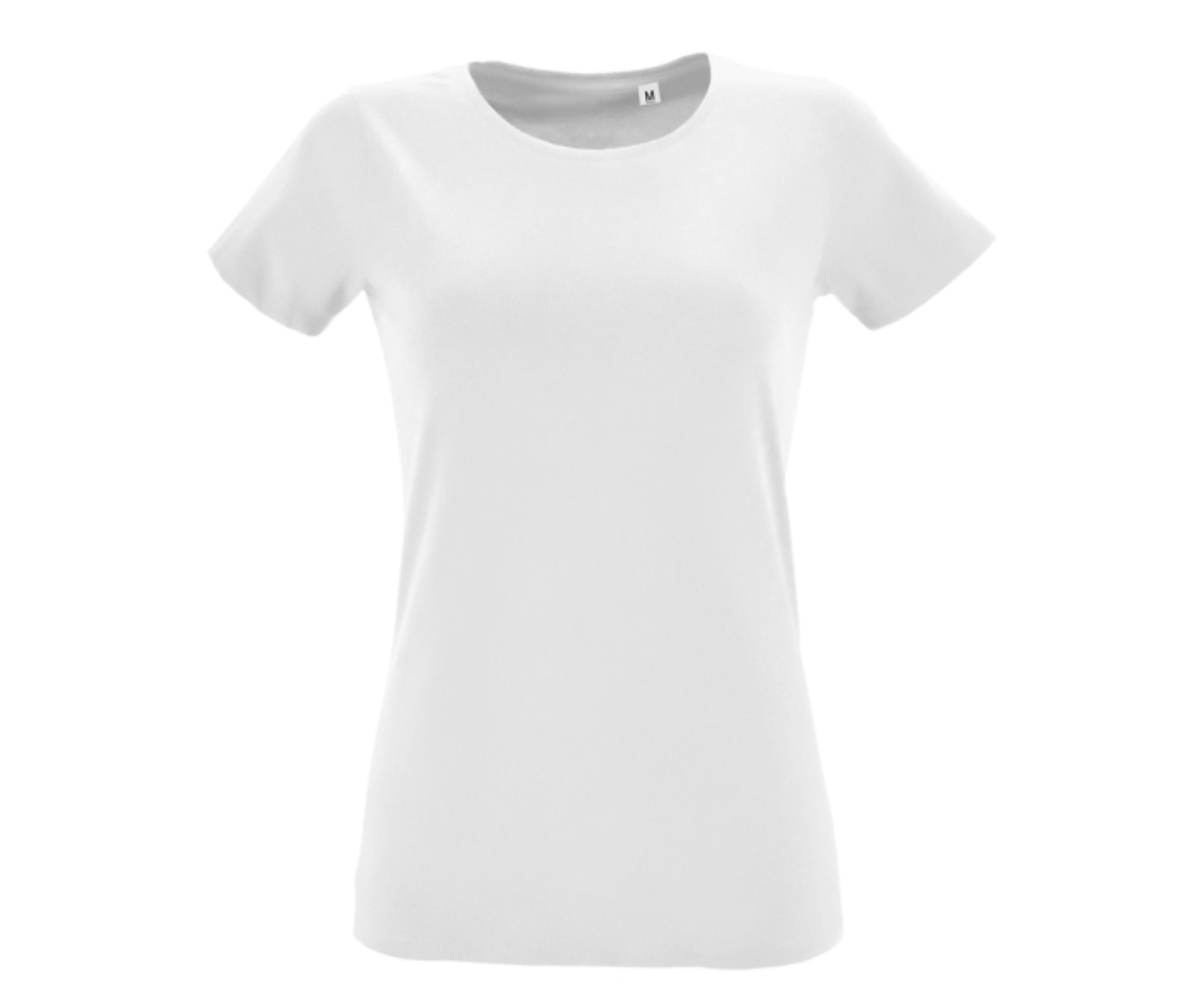 SO02758 | Regent Fit Women Round Collar Fitted T-Shirt White