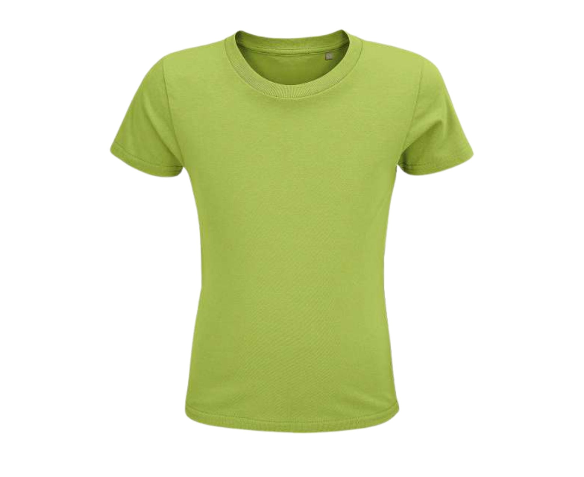 SO03580 | Crusader Kids Round Neck Fitted Jersey T-Shirt Apple Green