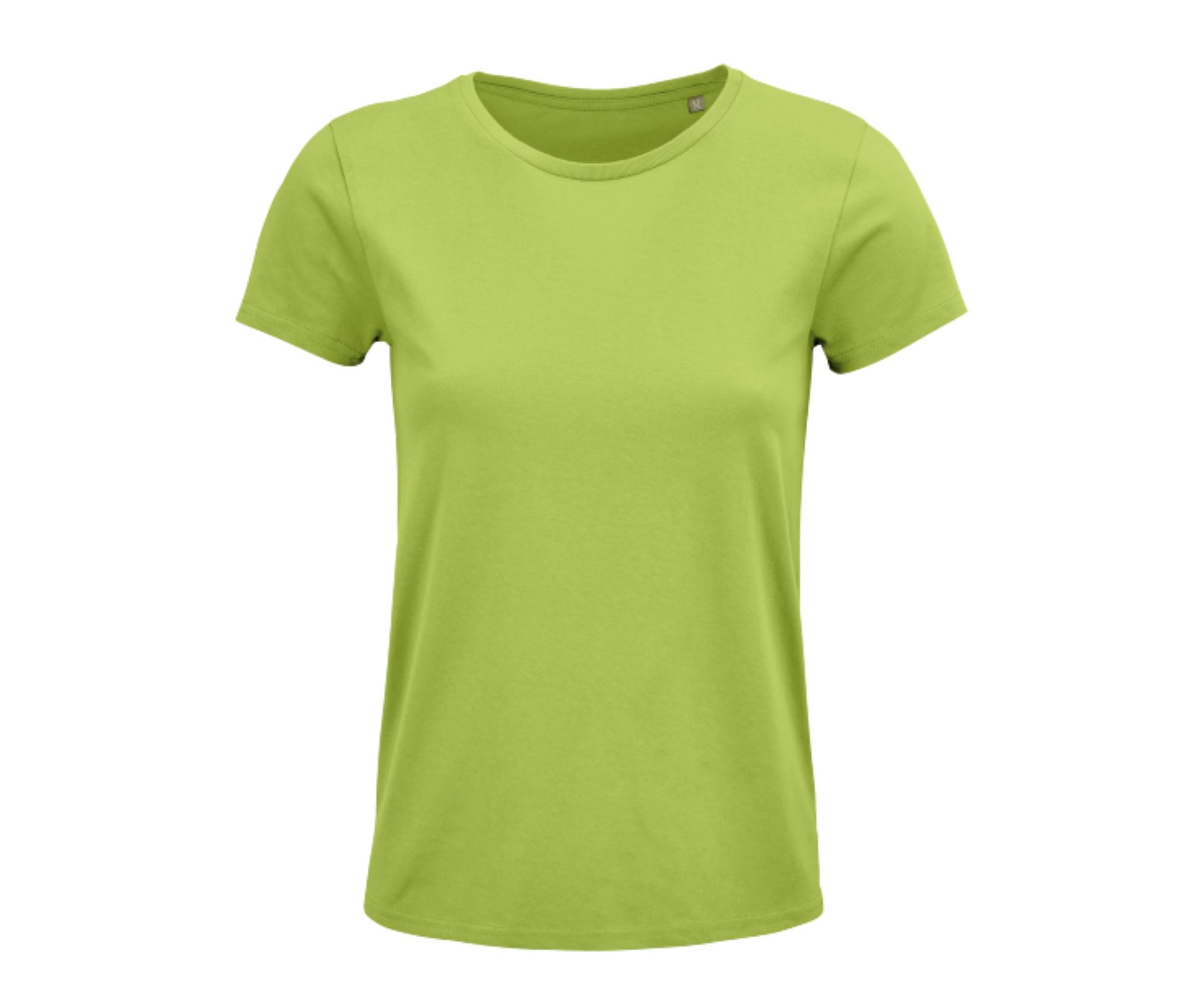 SO03581 | Crusader Women's Round-Neck Fitted Jersey T-Shirt Apple Green