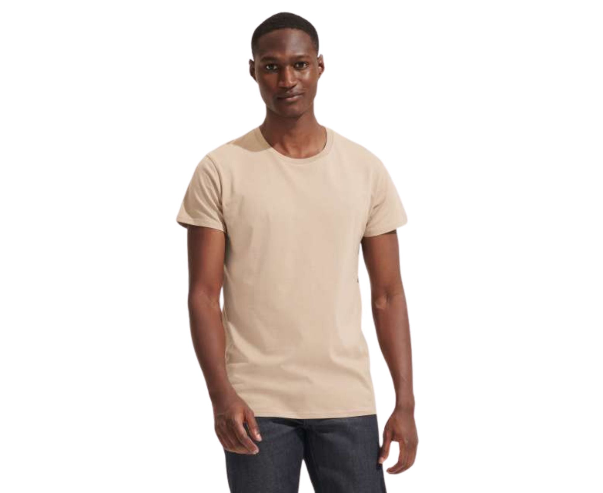 SO03582 | Crusader Men Round Neck Fitted Jersey T-Shirt