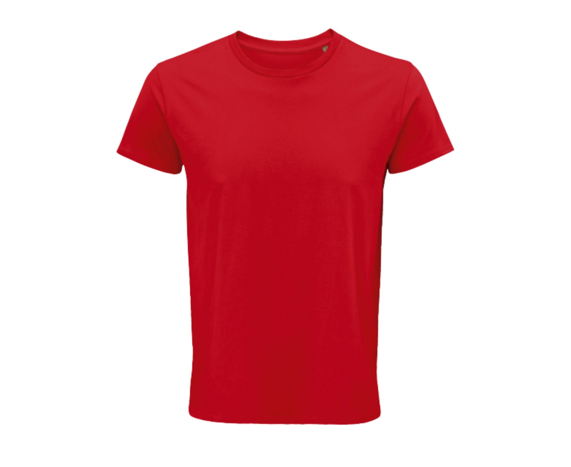 SO03582 | Crusader Men Round Neck Fitted Jersey T-Shirt Red