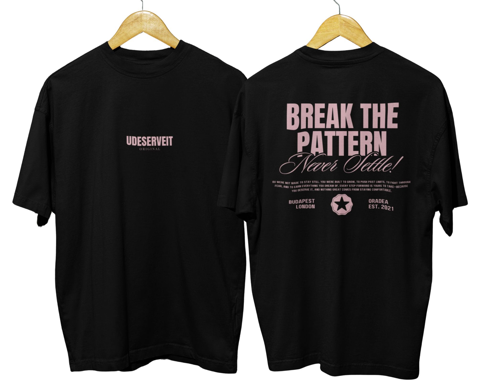 UBRT | Breakline T-Shirt Black