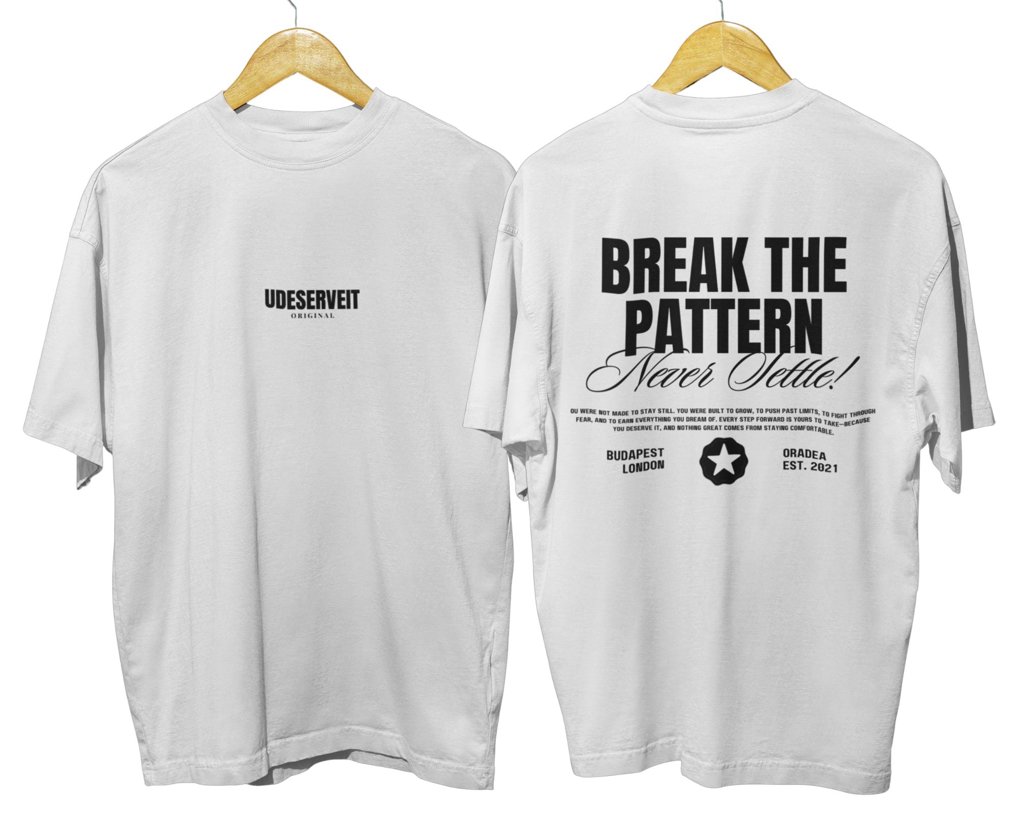 UBRT | Breakline T-Shirt White