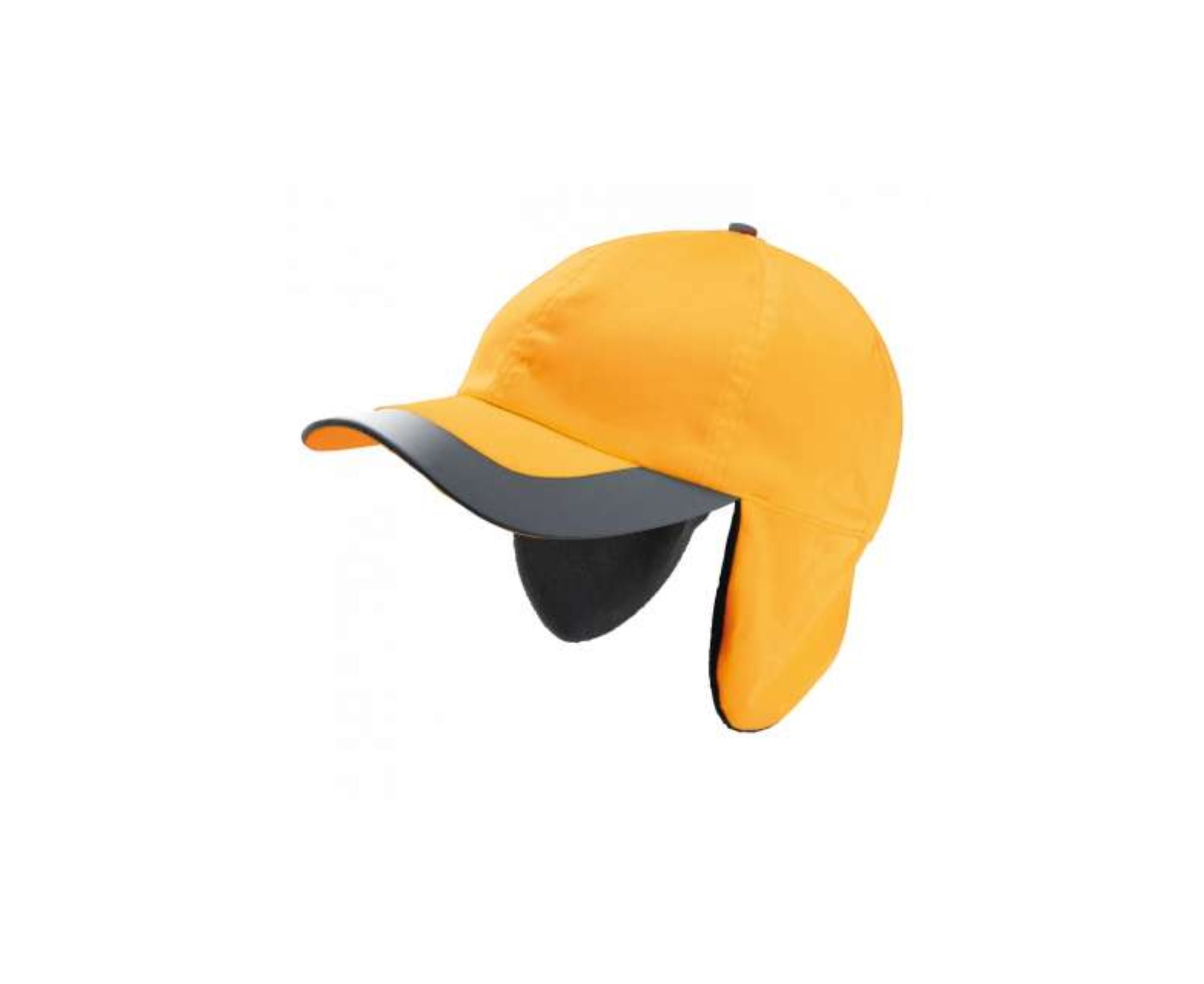 WKP122 | Neon Winter 6 Panels Cap Fluorescent Orange