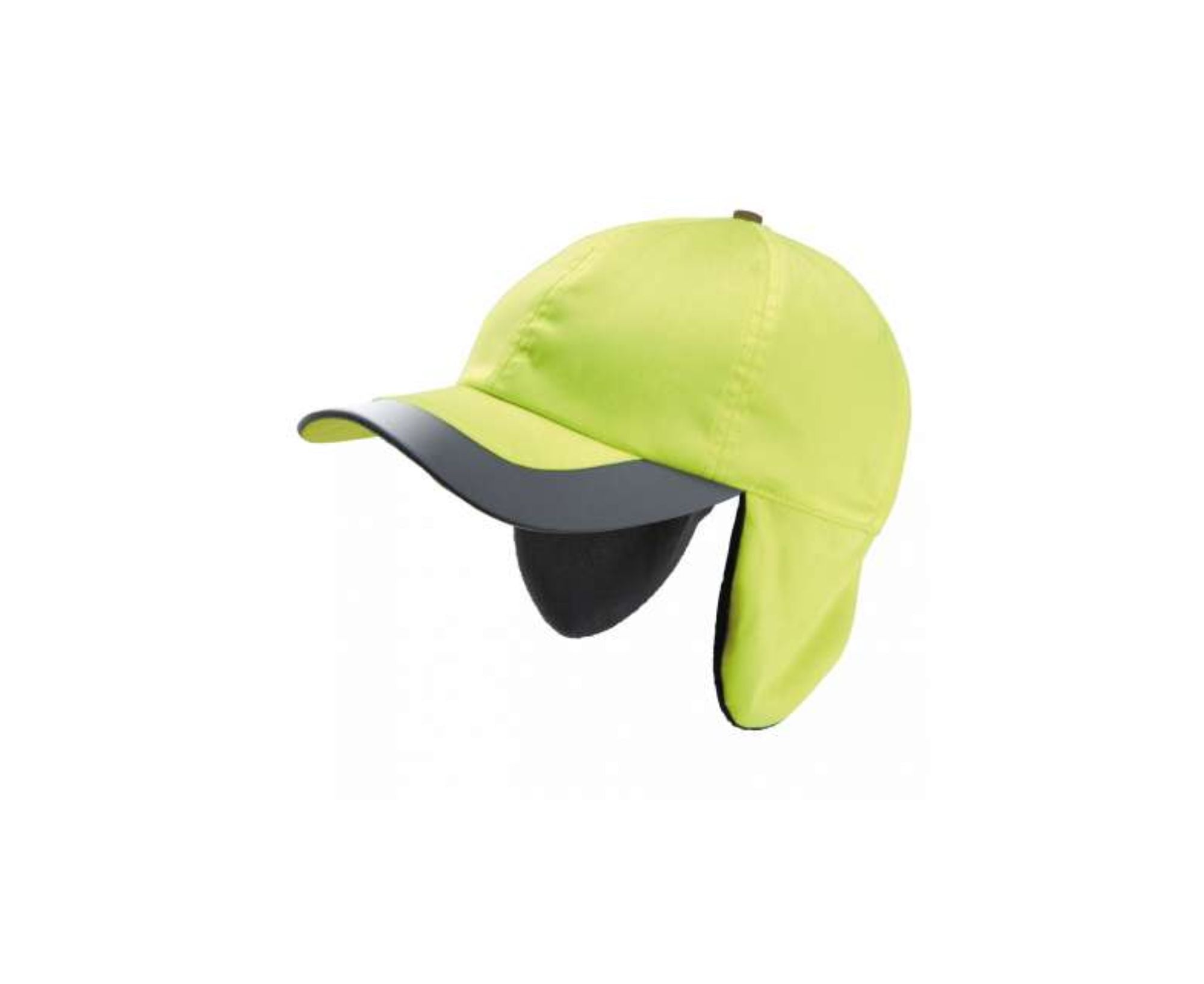 WKP122 | Neon Winter 6 Panels Cap Fluorescent Yellow