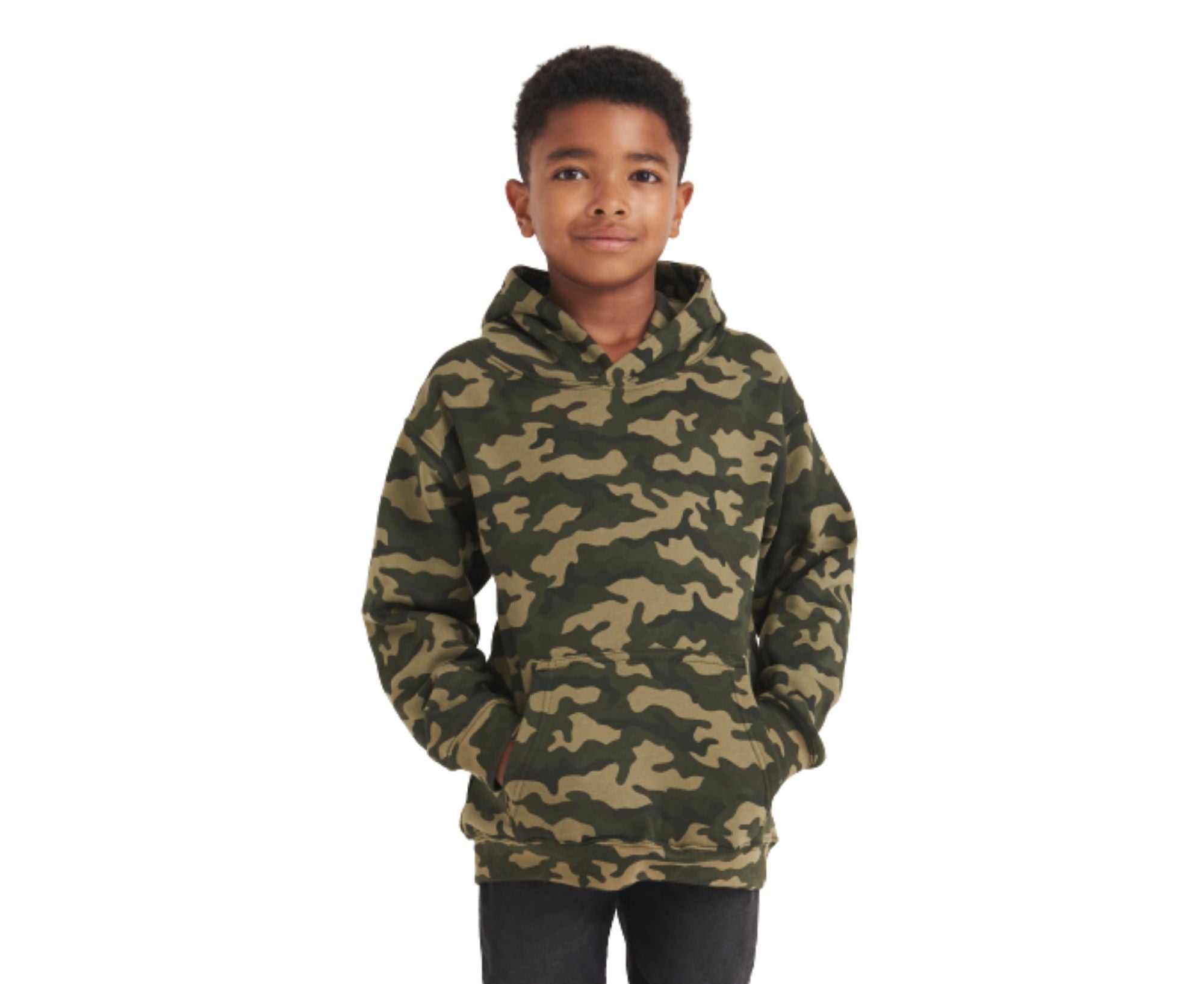 AWJH014J | Kids Camo Hoodie