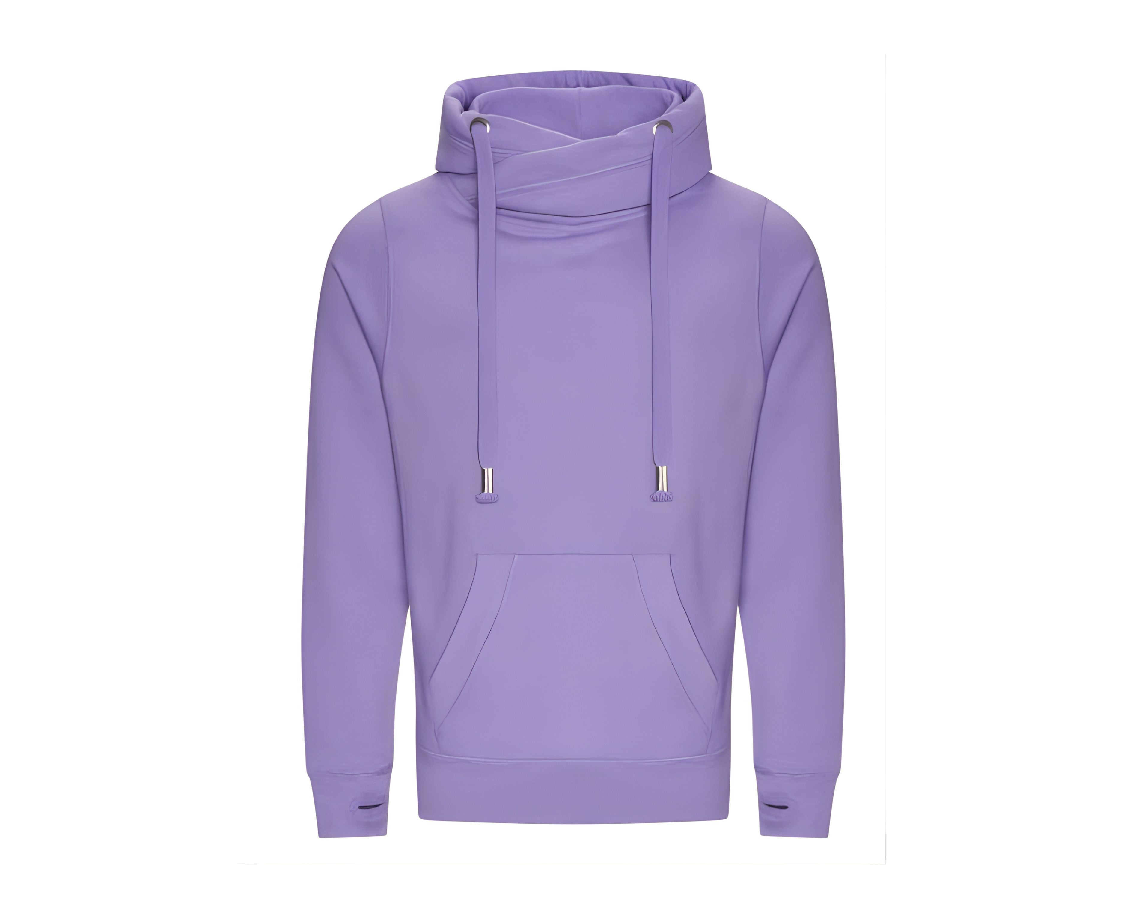 AWJH021 | Cross Neck Hoodie Digital Lavender