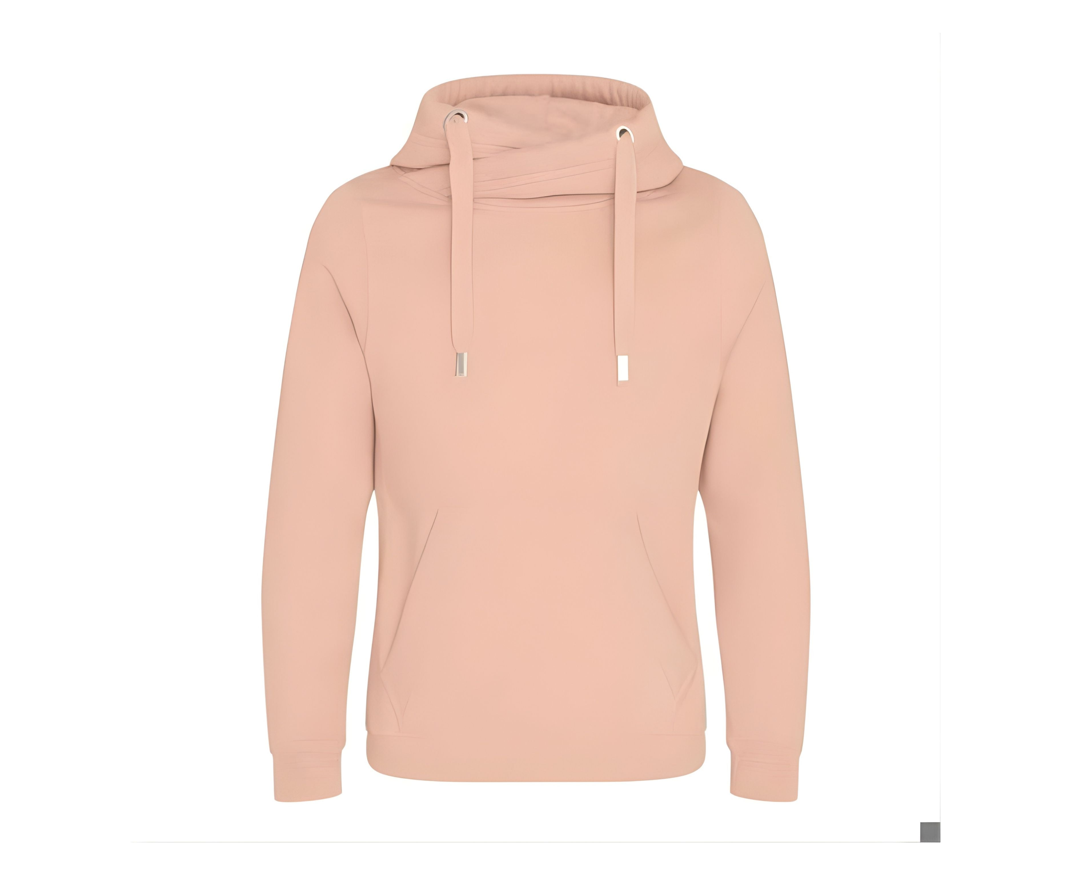 AWJH021 | Cross Neck Hoodie Vanilla Milkshake