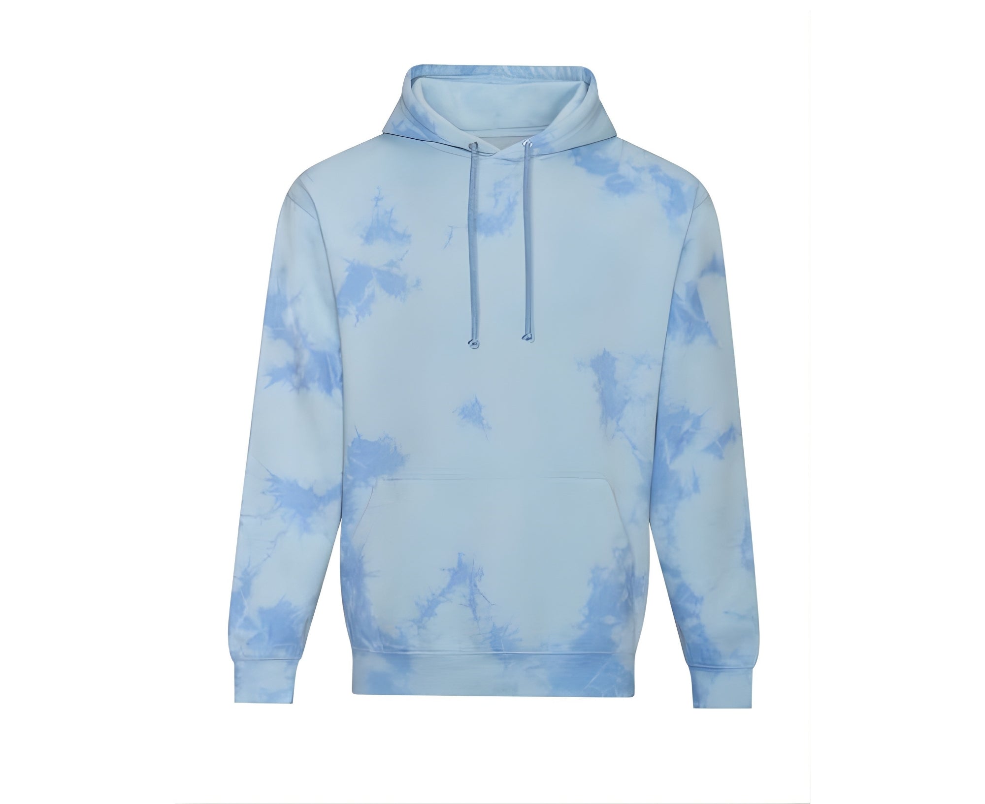 AWJH022 | Tie-Dye Hoodie Blue Cloud