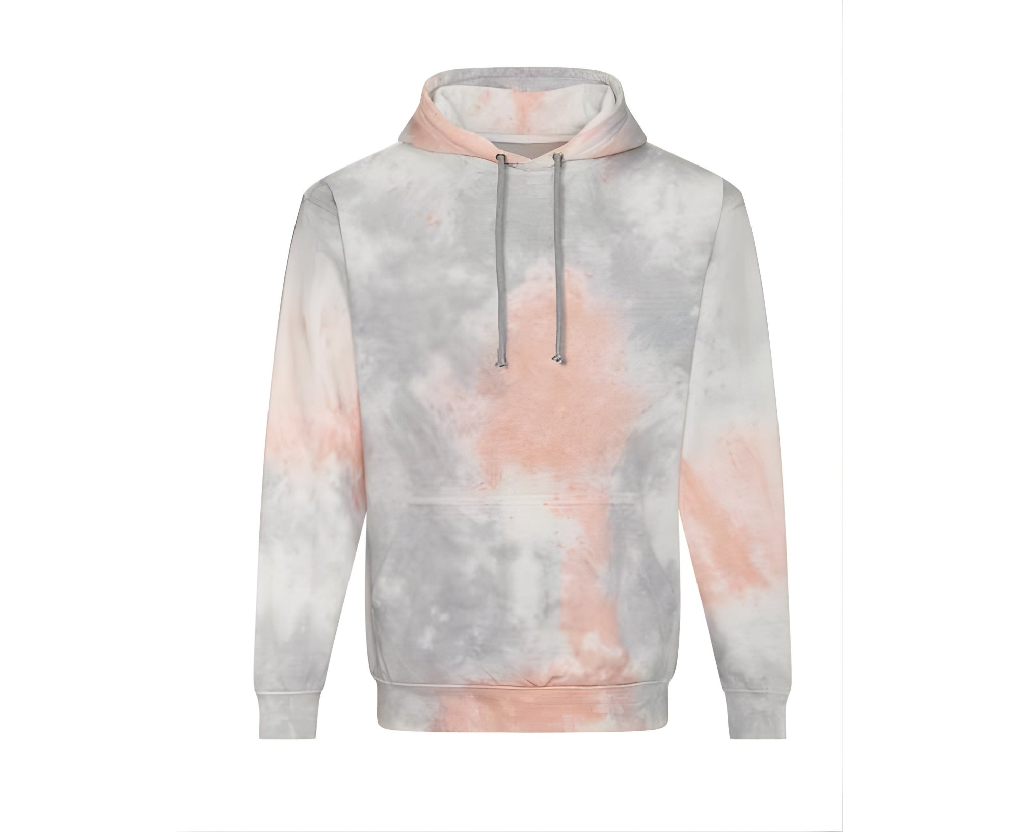 AWJH022 | Tie-Dye Hoodie Grey Pink Marble