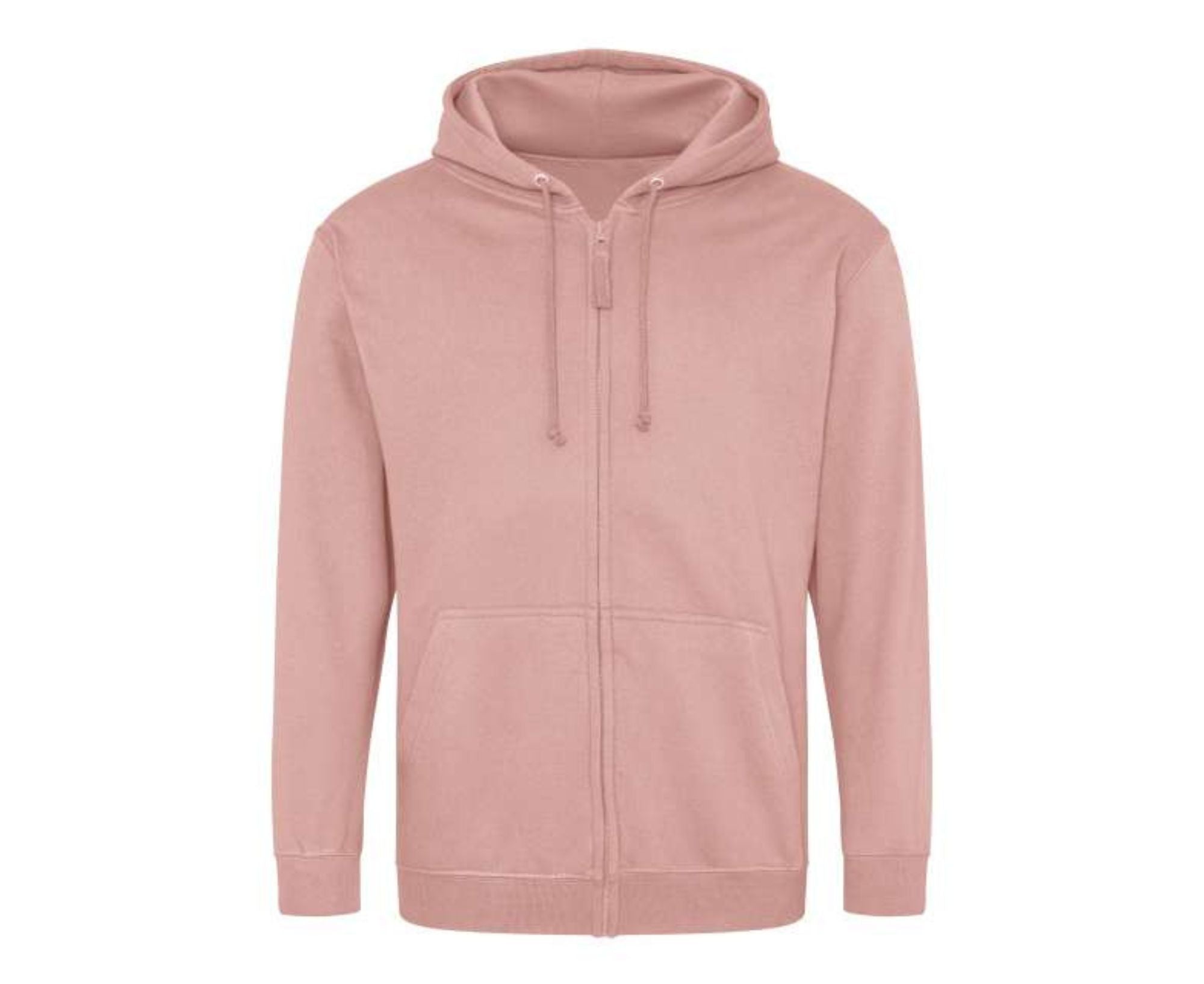AWJH050 | Full-Zip Hoodie Dusty Pink