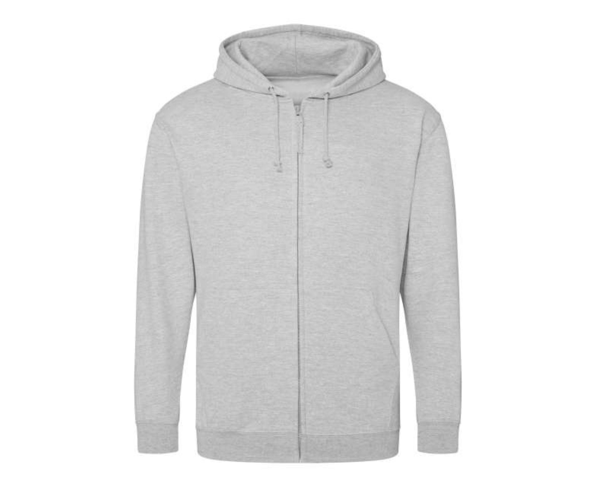 AWJH050 | Full-Zip Hoodie Heather Grey