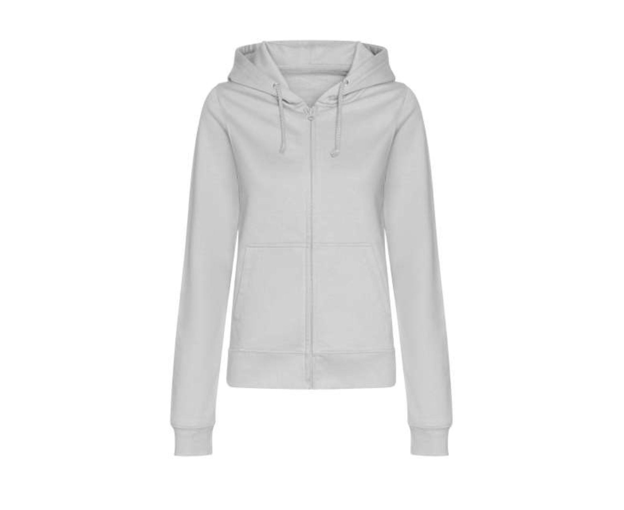 AWJH050F | Women's College Full Zip Hoodie Heather Grey