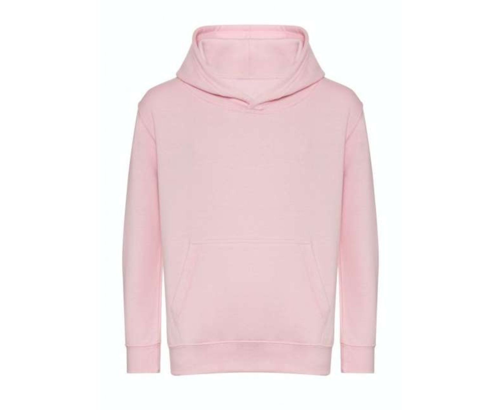 AWJH201J | Kids Organic Hoodie Baby Pink