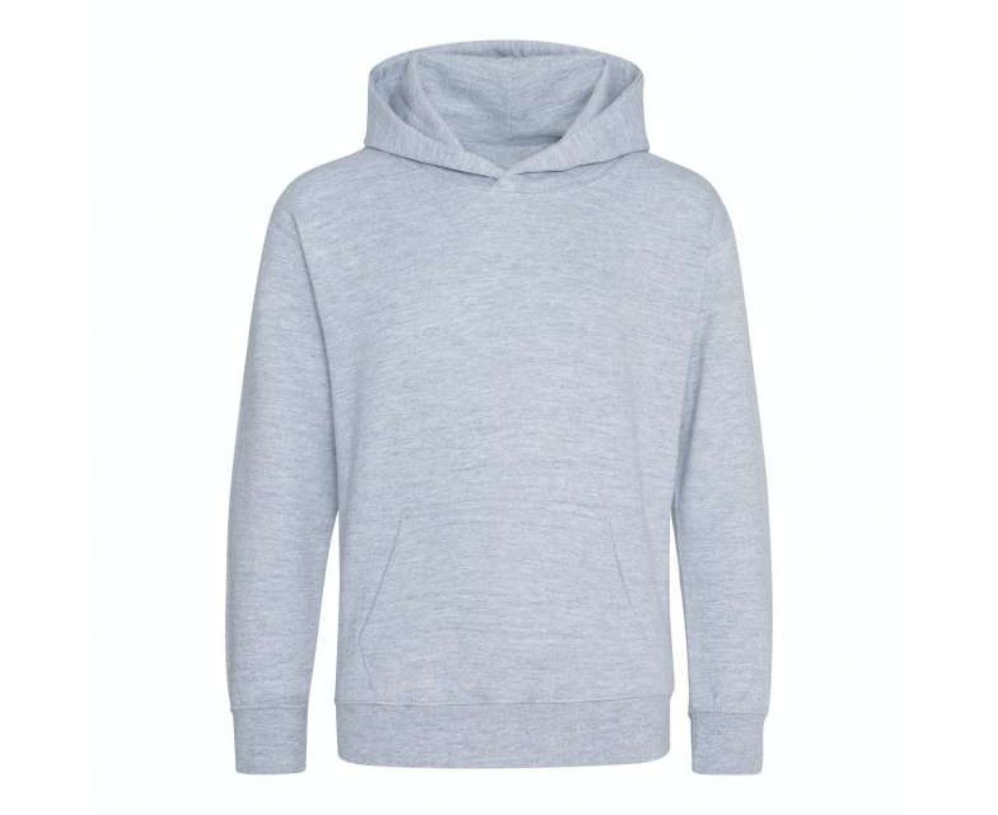 AWJH201J | Kids Organic Hoodie Heather Grey