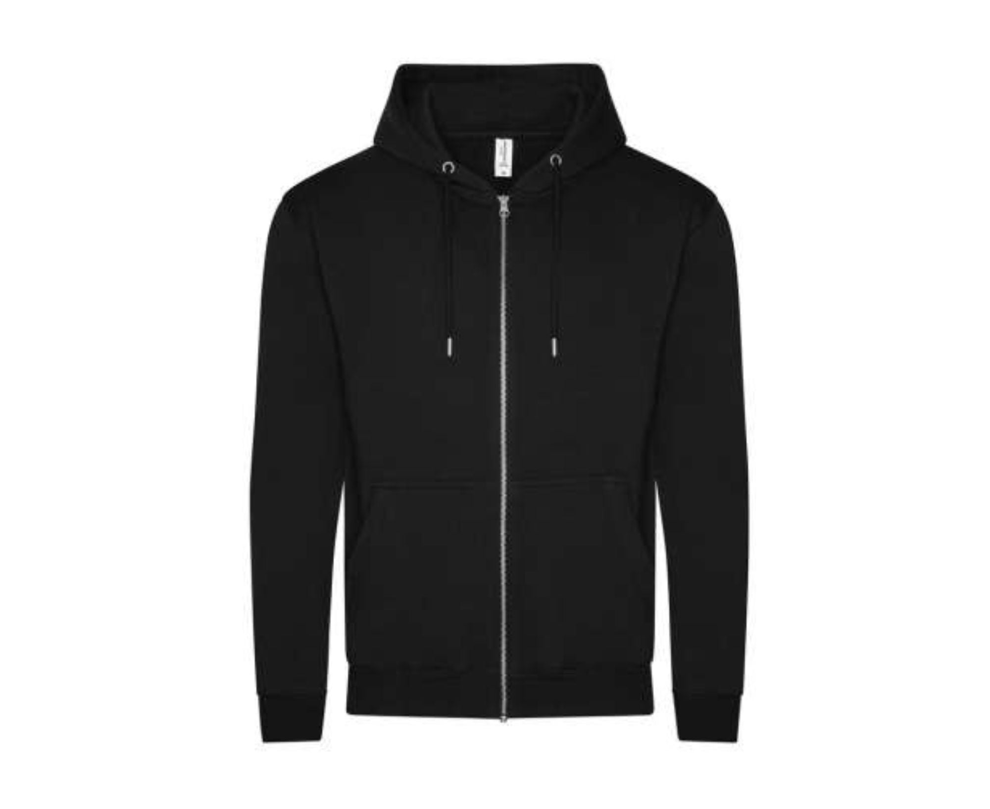 AWJH250 |Organic Full Zip Hoodie Deep Black