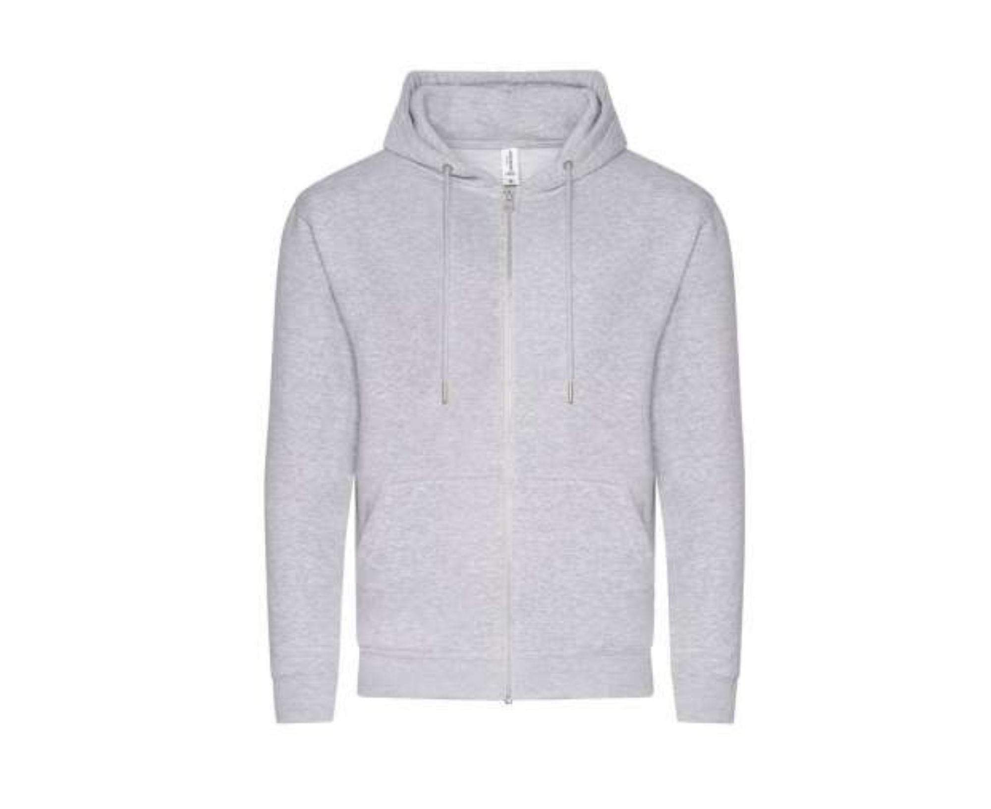AWJH250 |Organic Full Zip Hoodie Heather Grey