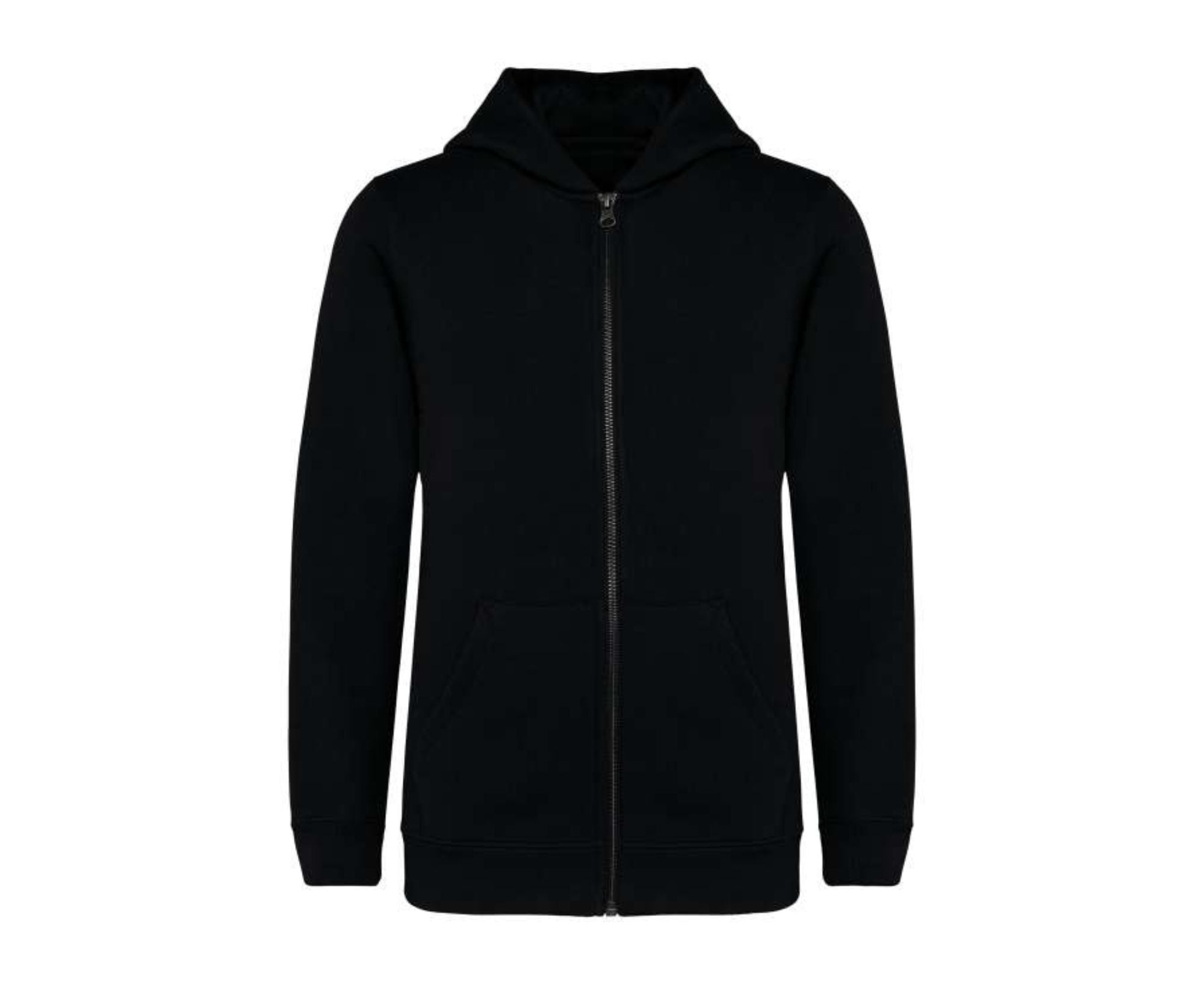 NS405 | Kids Full Zip Hoodie Black