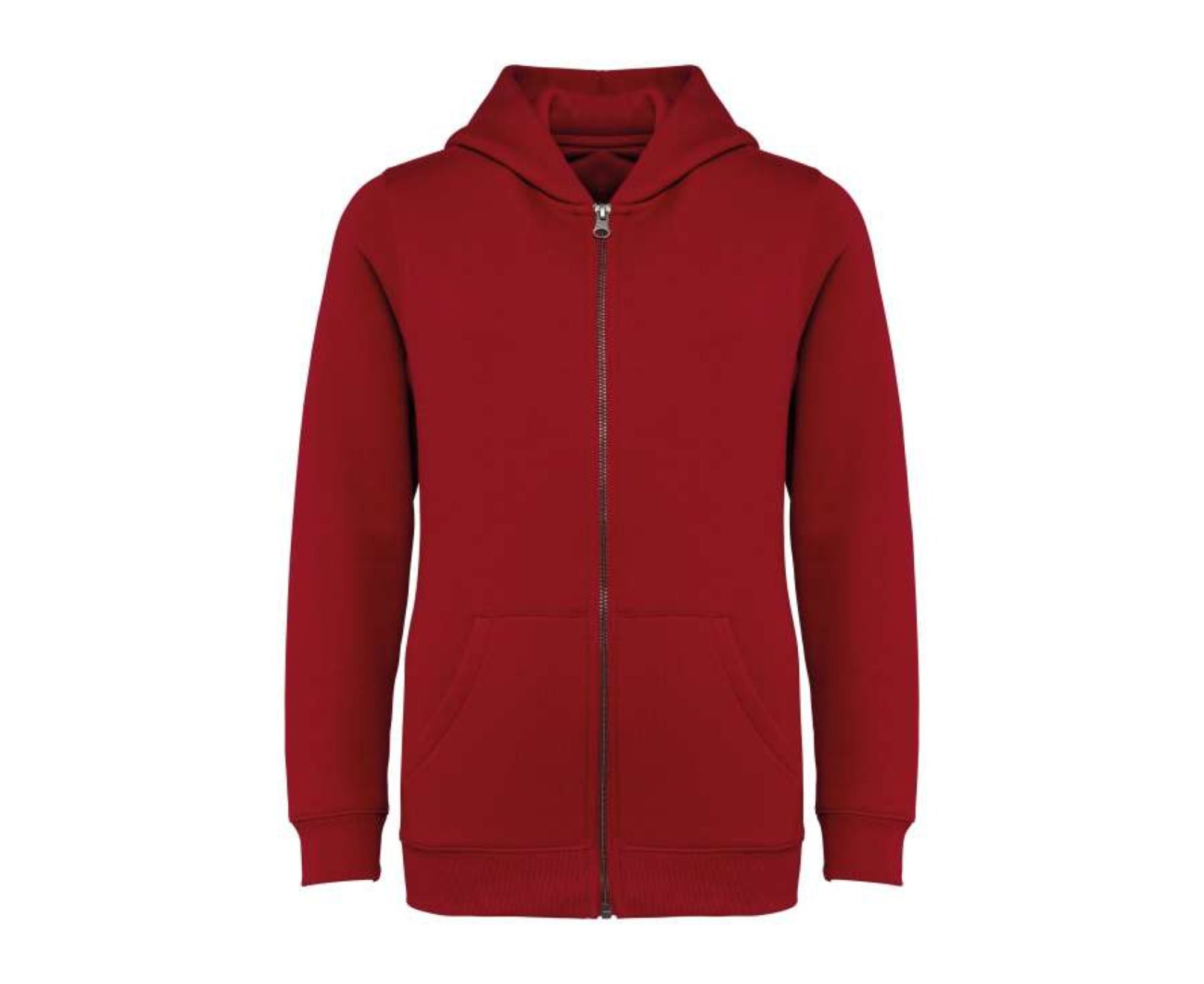 NS405 | Kids Full Zip Hoodie Hibiscus Red