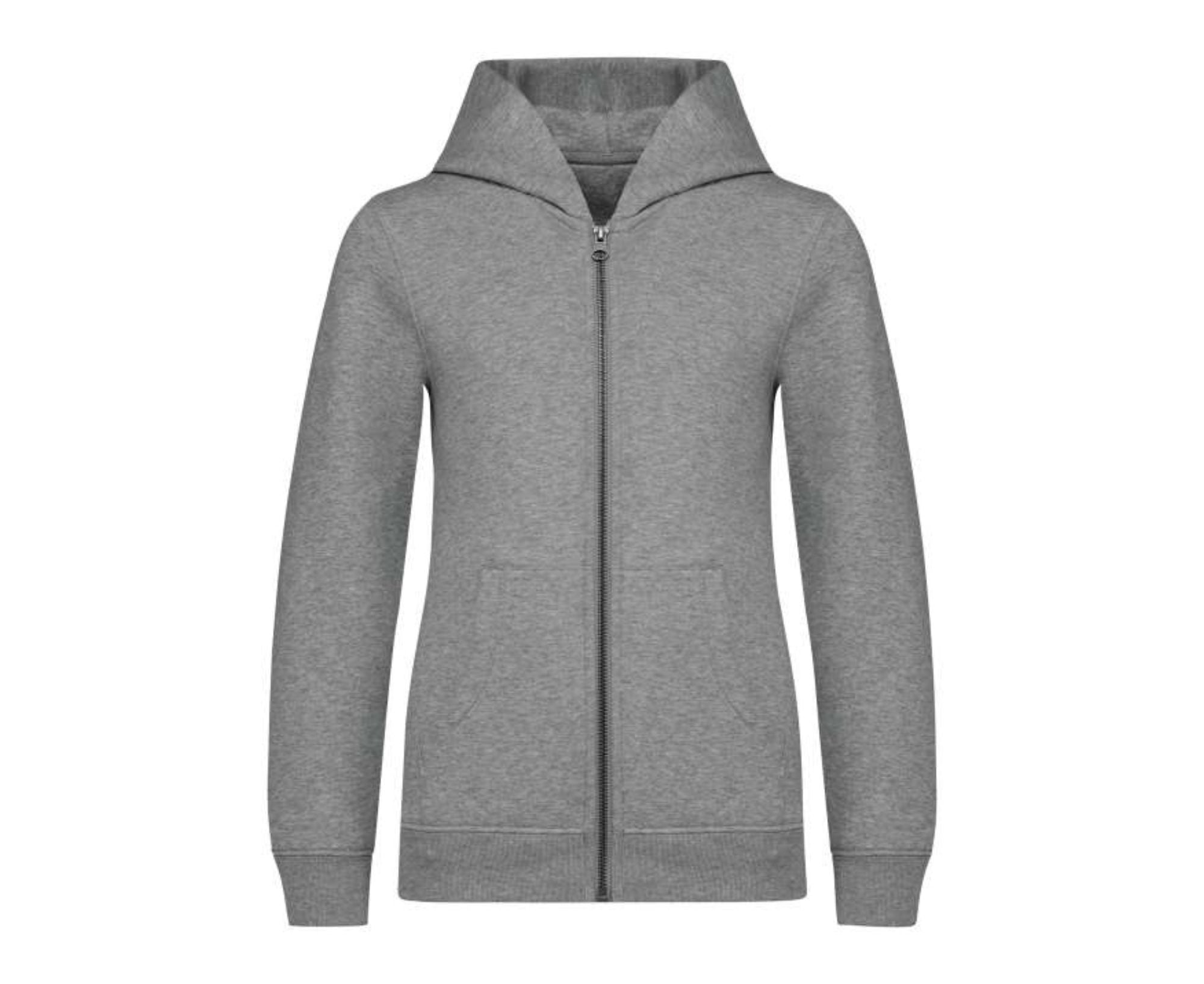 NS405 | Kids Full Zip Hoodie Moon Grey Heather