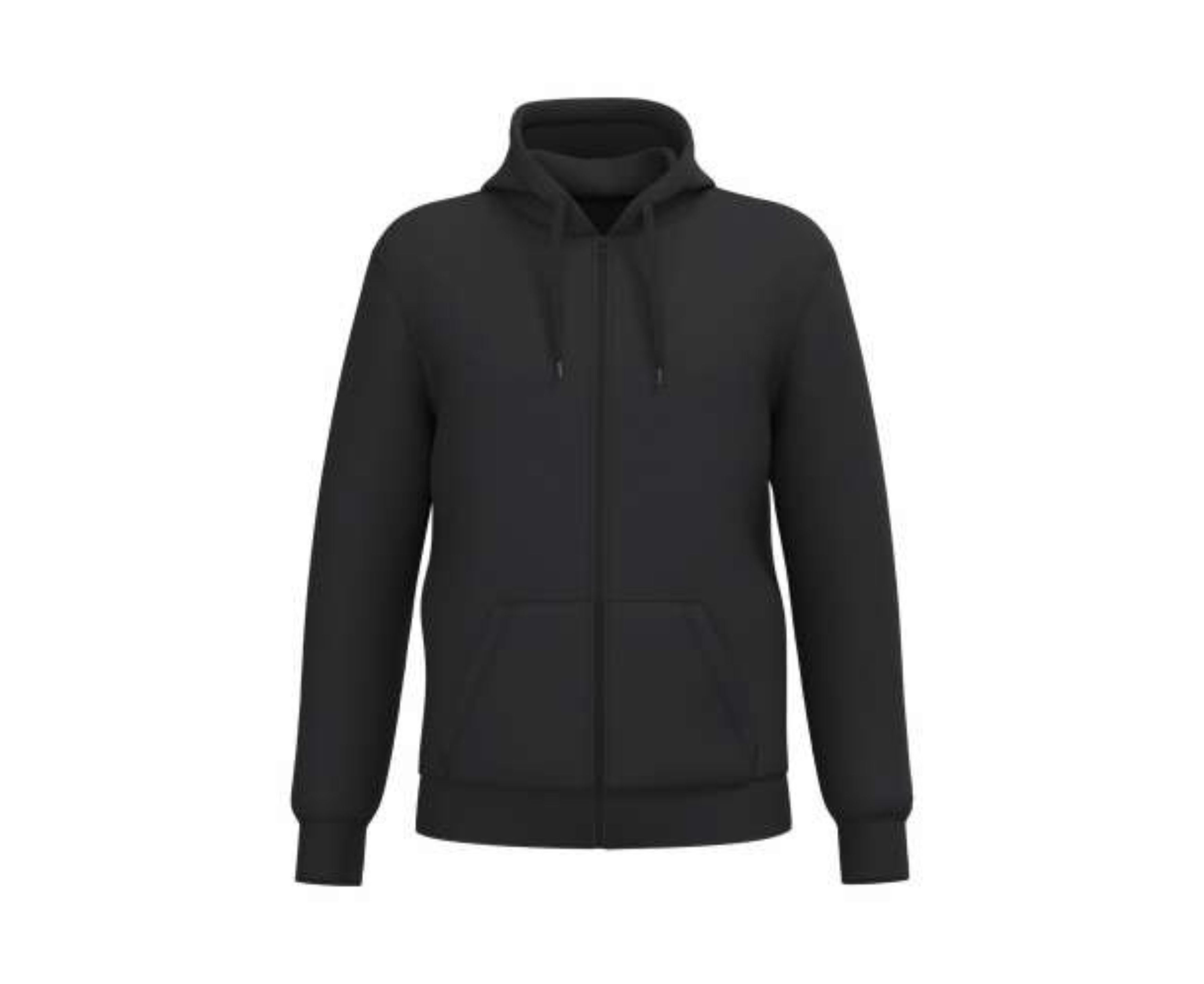 KA4042 | Unisex Full Zip Hoodie Black