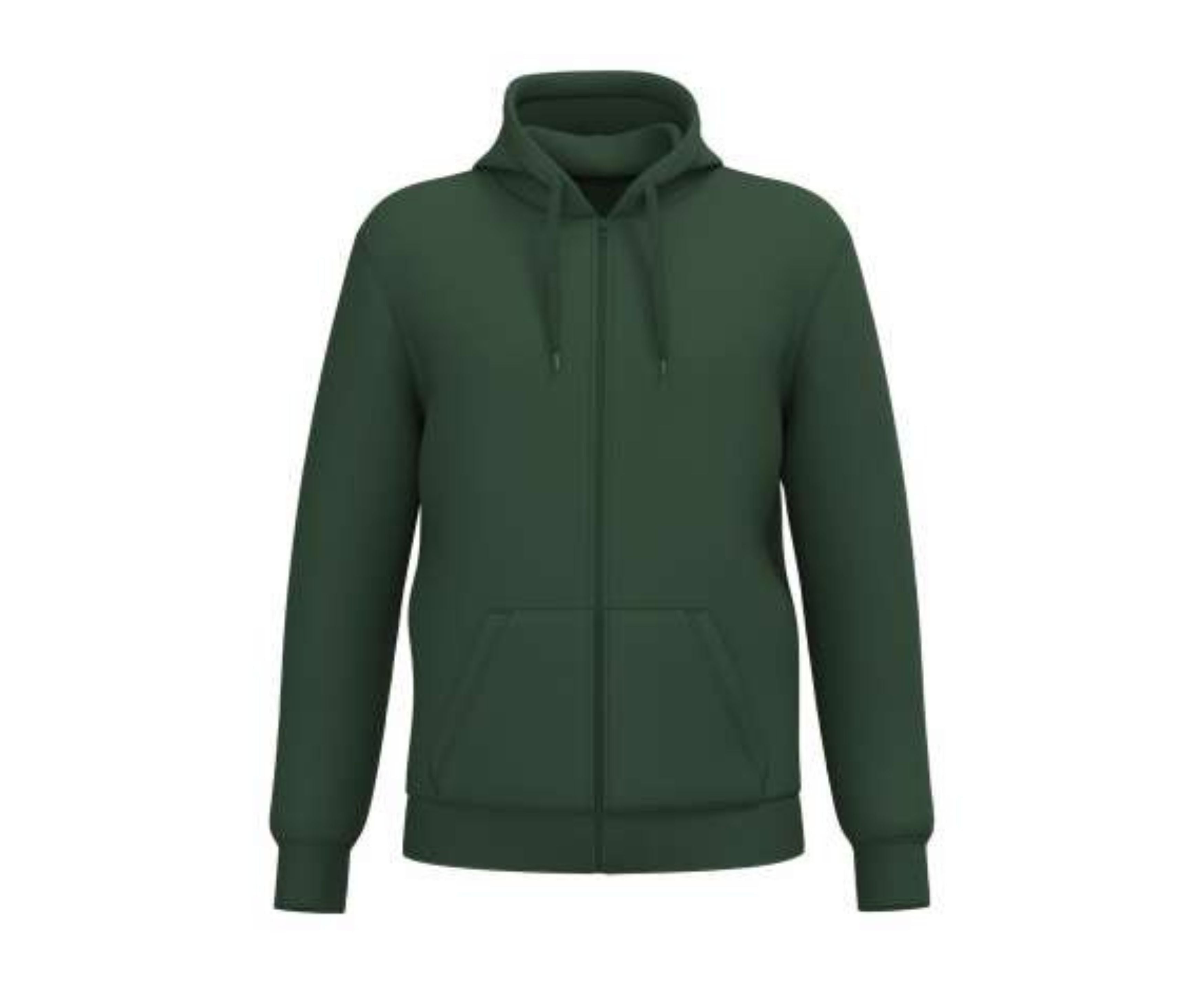 KA4042 | Unisex Full Zip Hoodie Forest Green