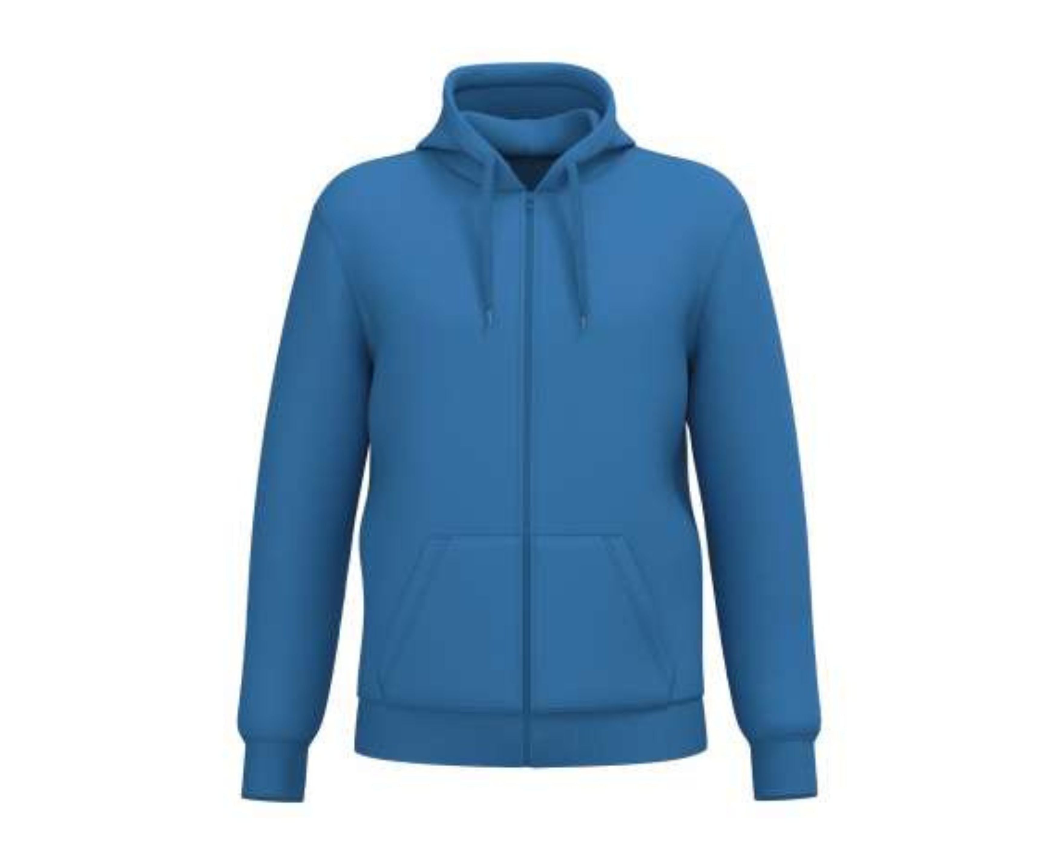 KA4042 | Unisex Full Zip Hoodie Light Royal Blue