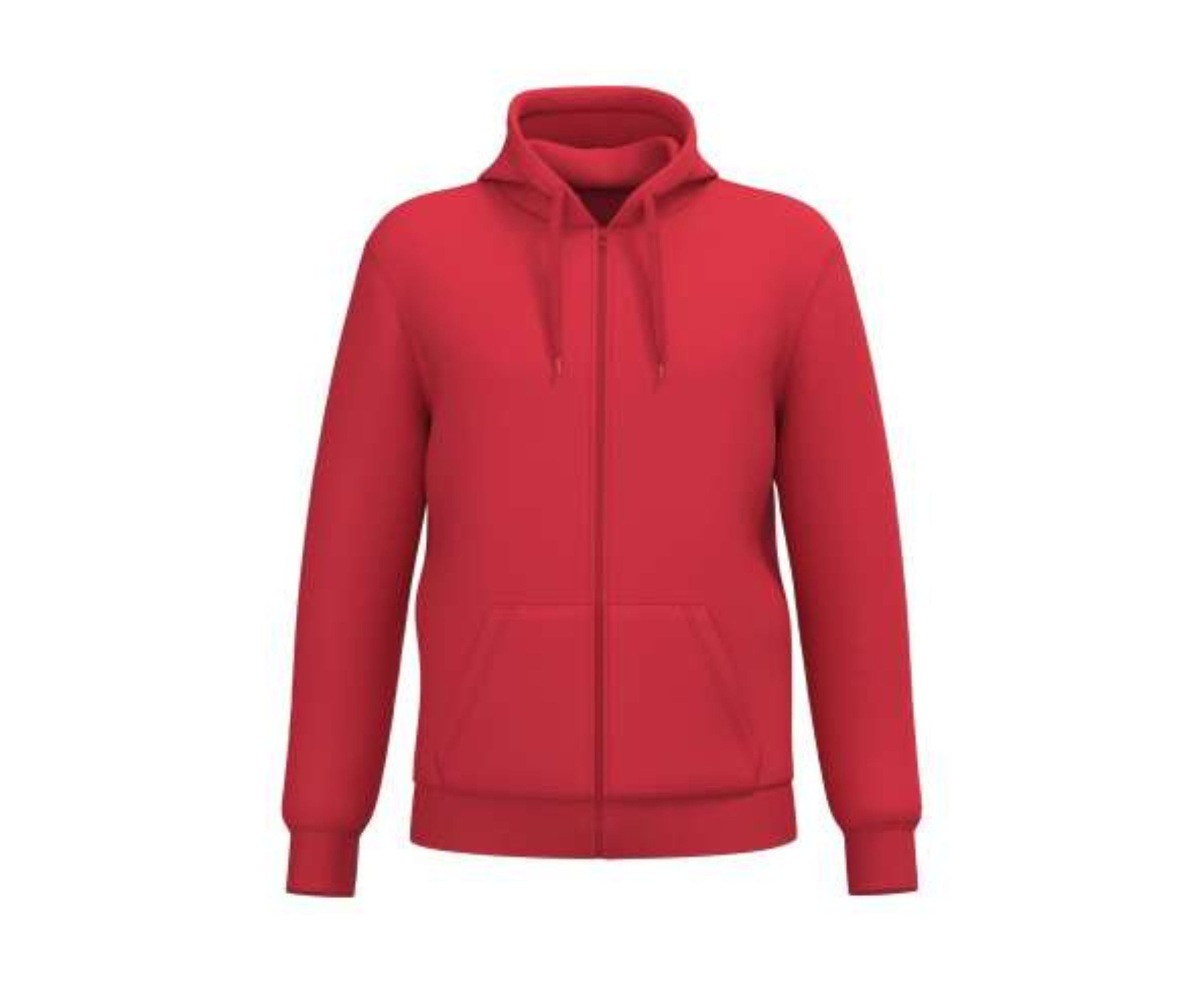KA4042 | Unisex Full Zip Hoodie Red